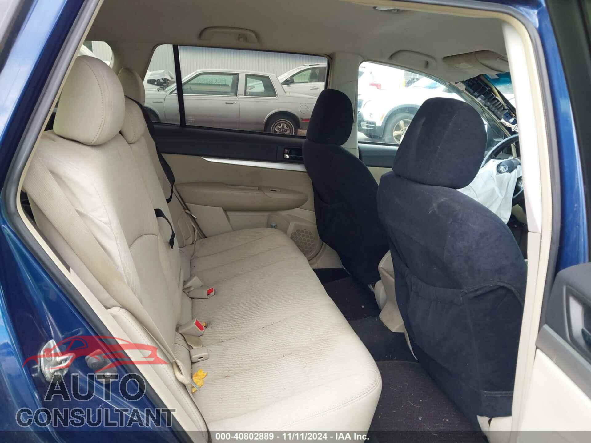 SUBARU OUTBACK 2011 - 4S4BRBAC6B3401844
