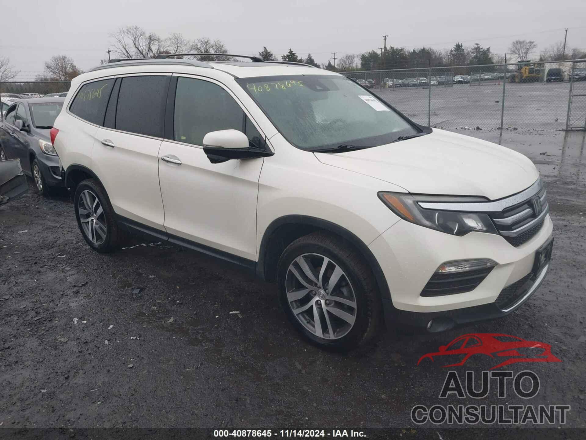 HONDA PILOT 2018 - 5FNYF6H92JB034497