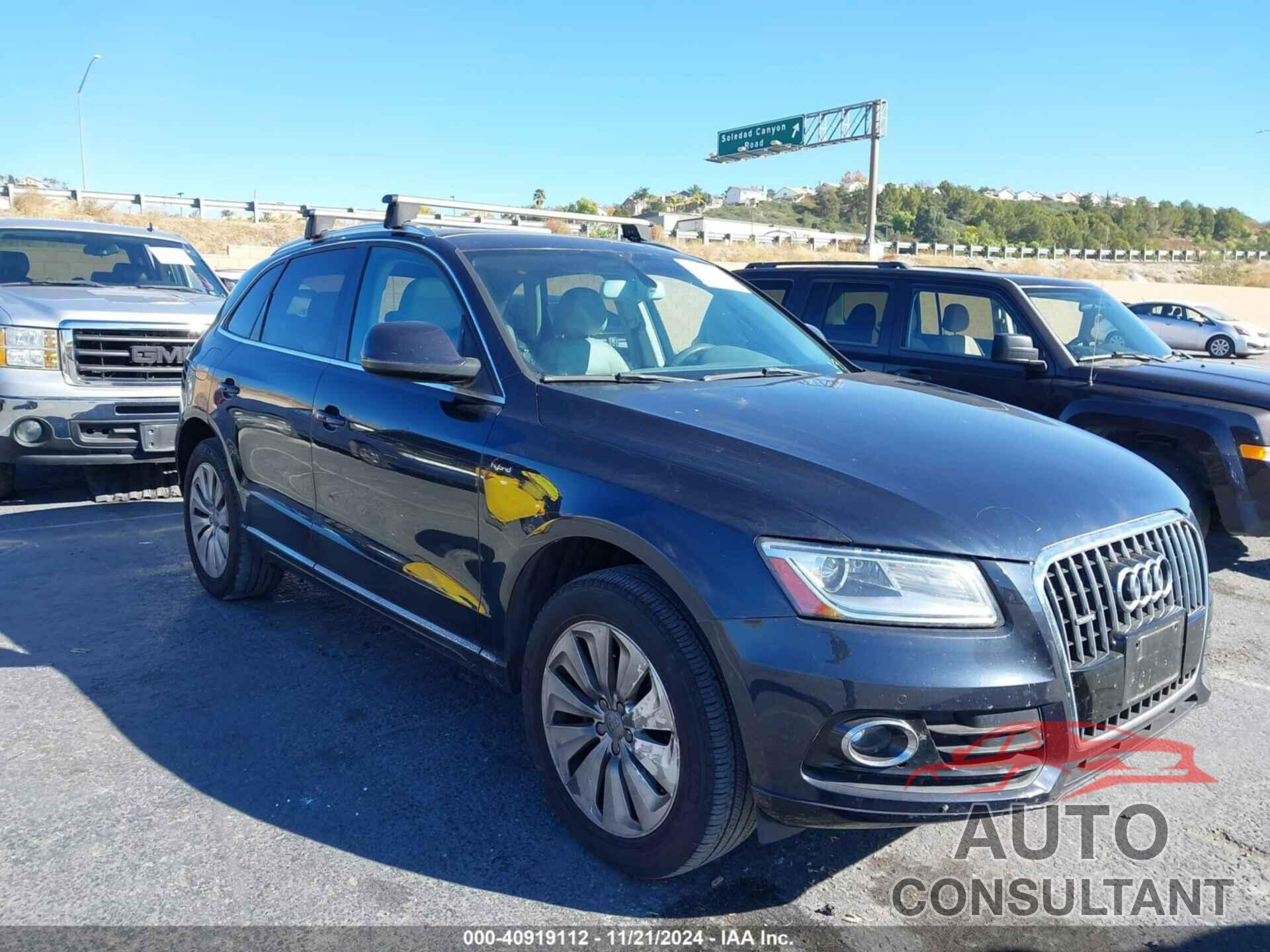 AUDI Q5 HYBRID 2013 - WA1C8AFP2DA048318