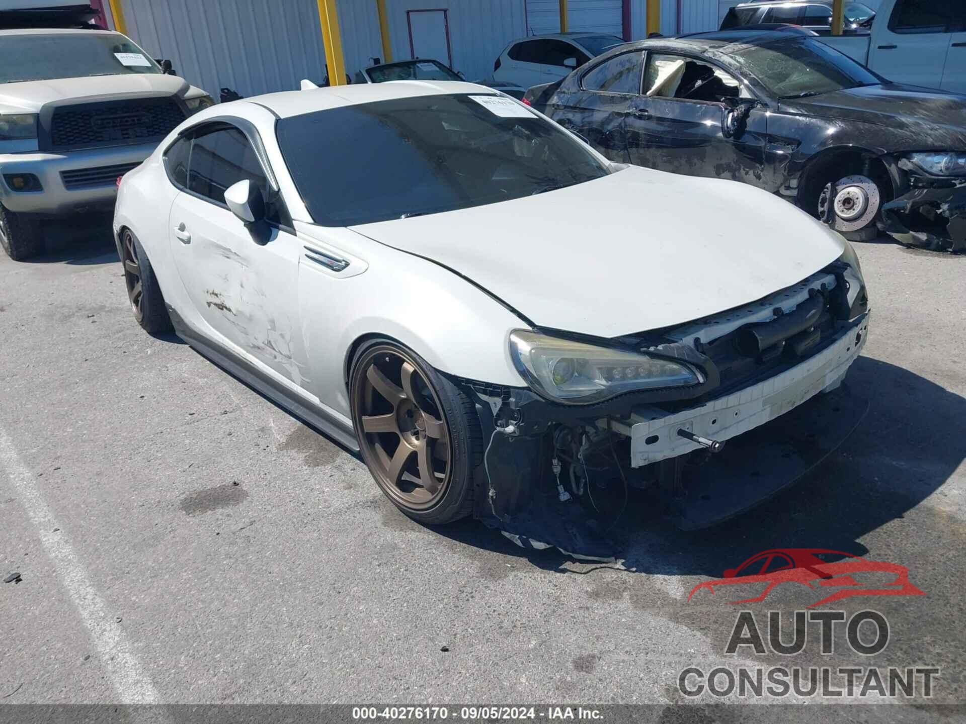 SUBARU BRZ 2016 - JF1ZCAB16G9603105