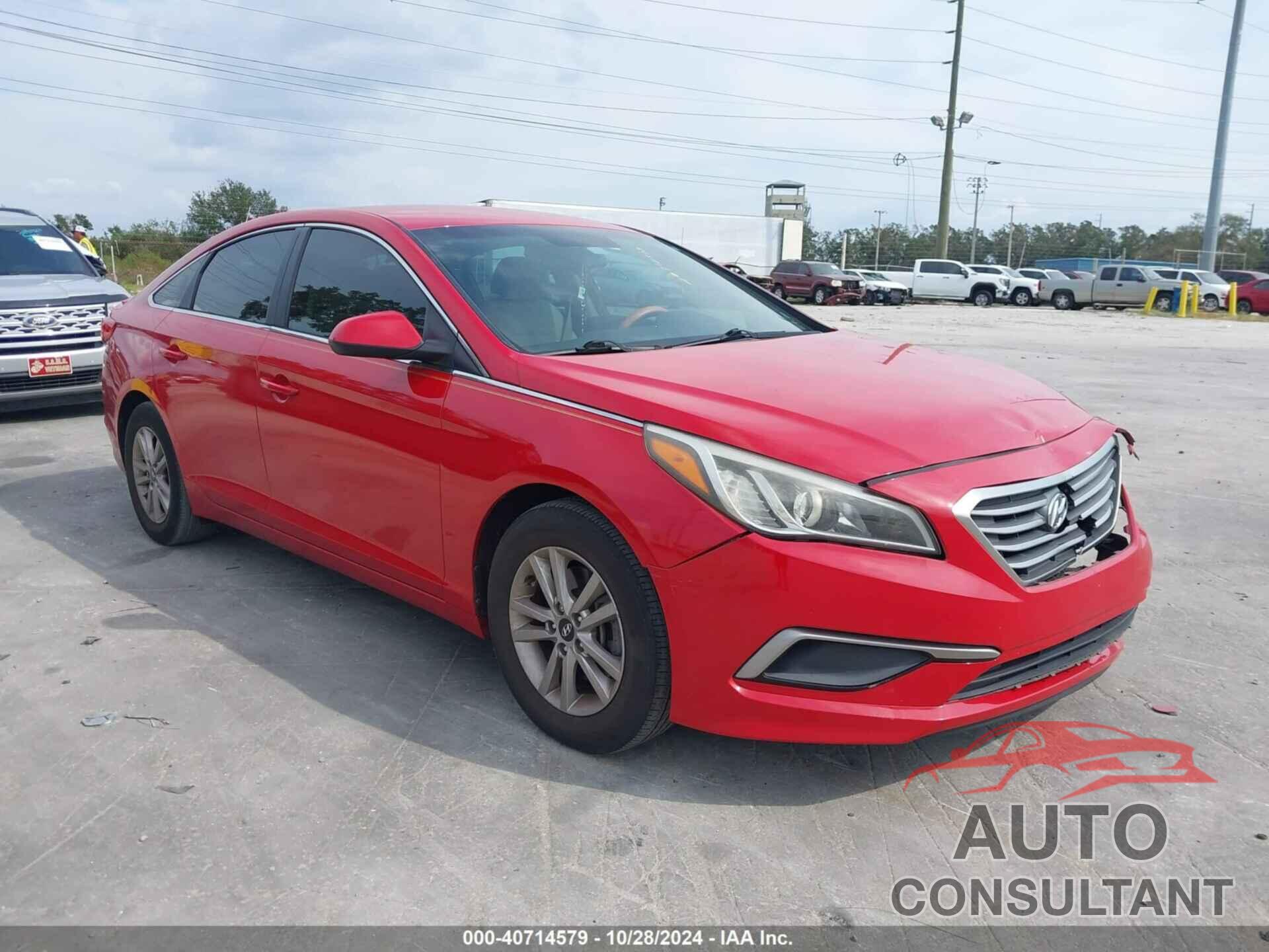 HYUNDAI SONATA 2017 - 5NPE24AF8HH448446