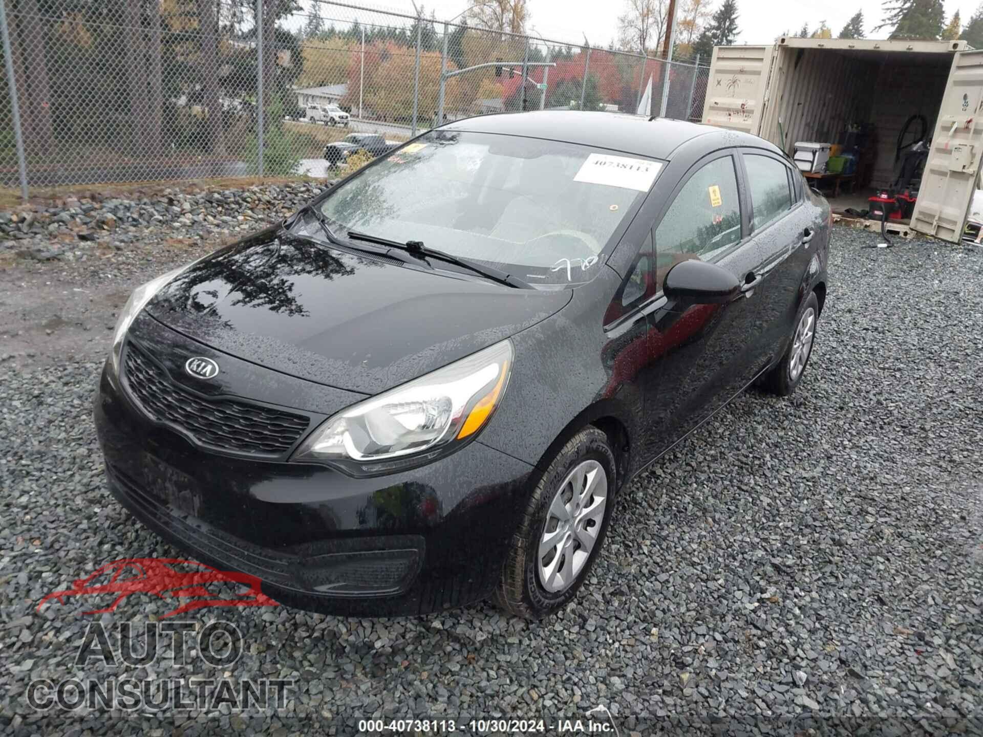 KIA RIO 2013 - KNADM4A34D6099704