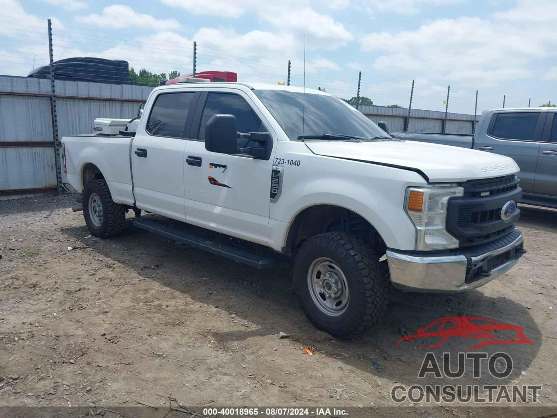 FORD F-250 2021 - 1FT7W2B60MEC74687