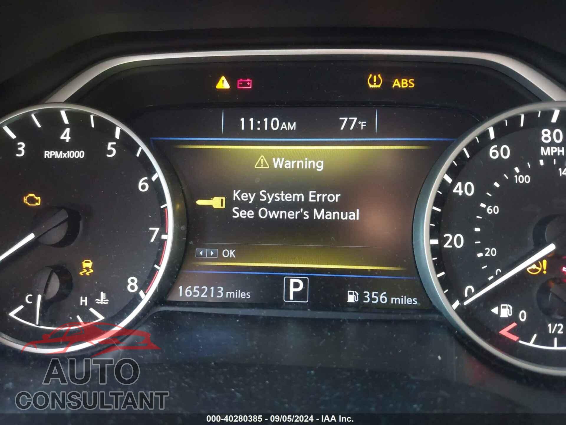 NISSAN MAXIMA 2016 - 1N4AA6AP4GC394892