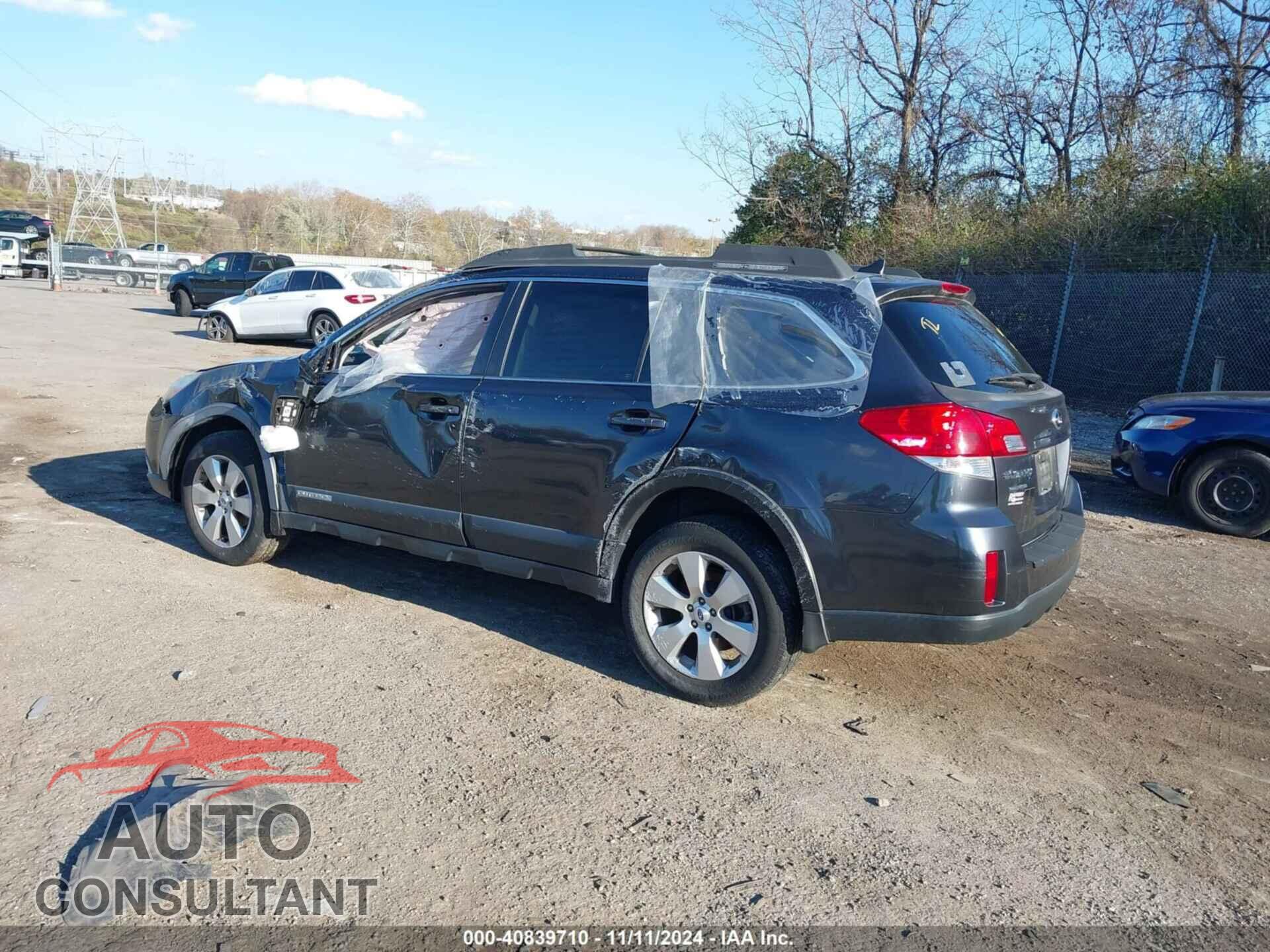 SUBARU OUTBACK 2012 - 4S4BRBKC2C3208218