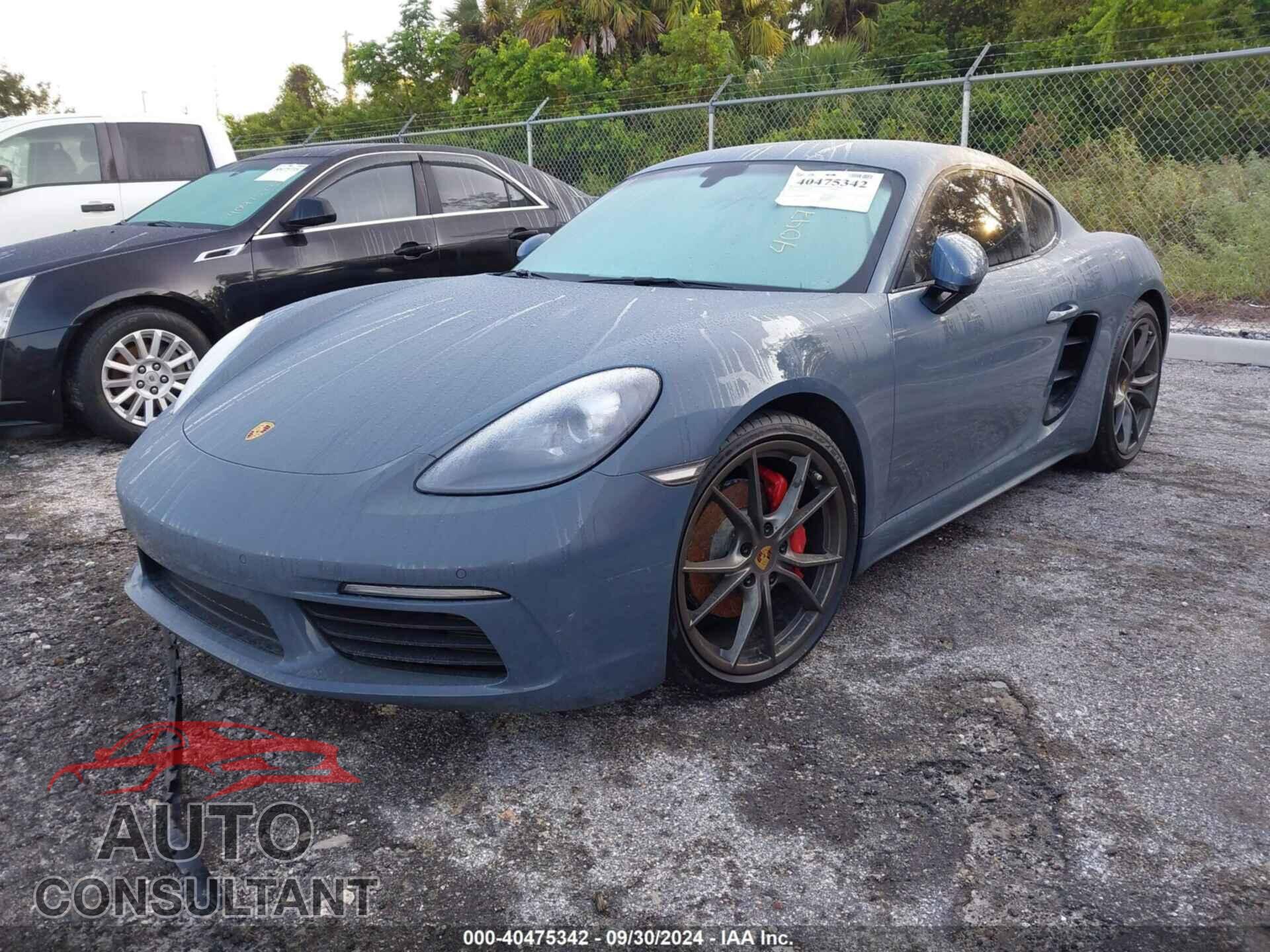 PORSCHE CAYMAN 2017 - WP0AB2A83HS285114