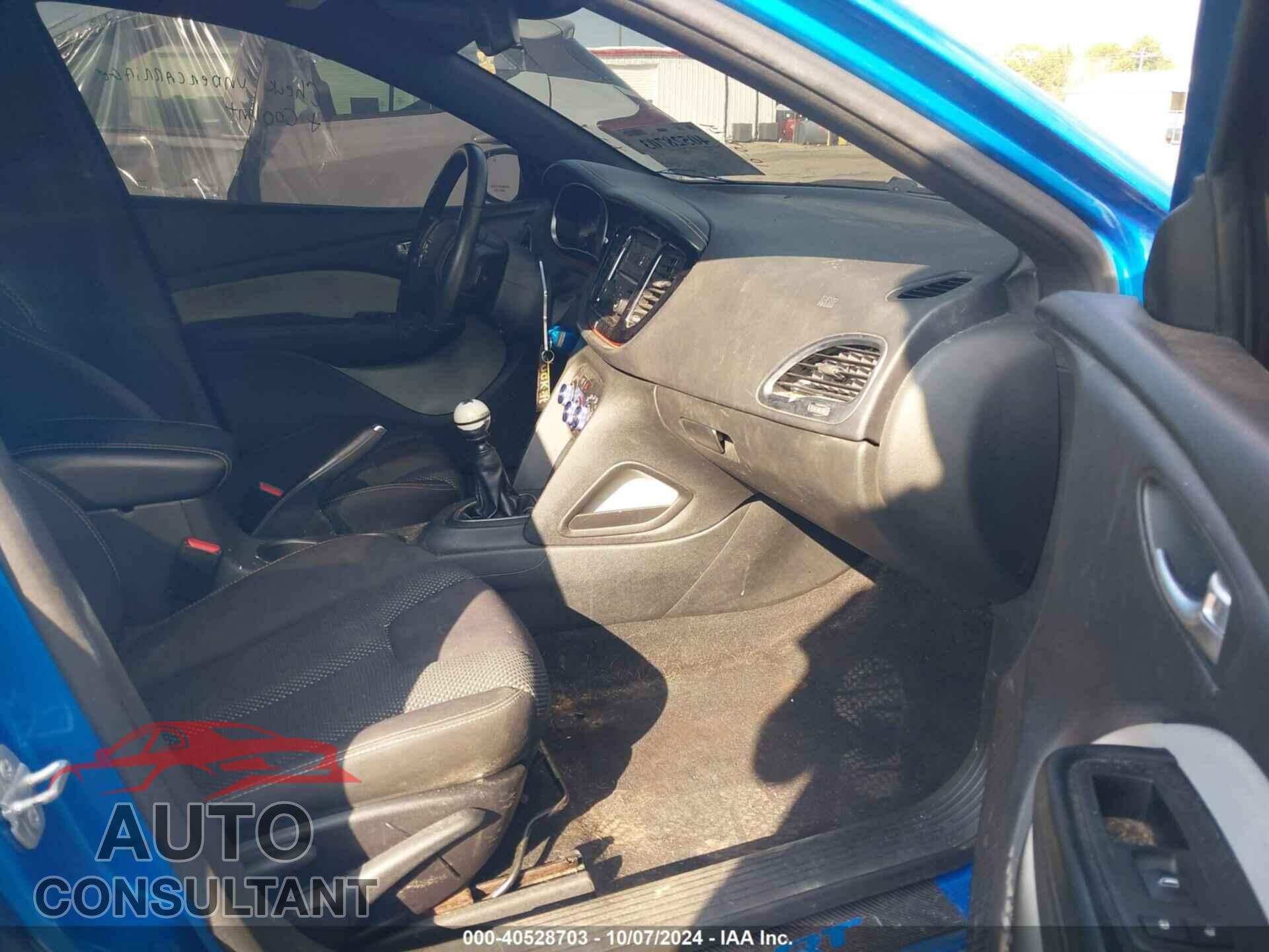 DODGE DART 2015 - 1C3CDFBB0FD200997