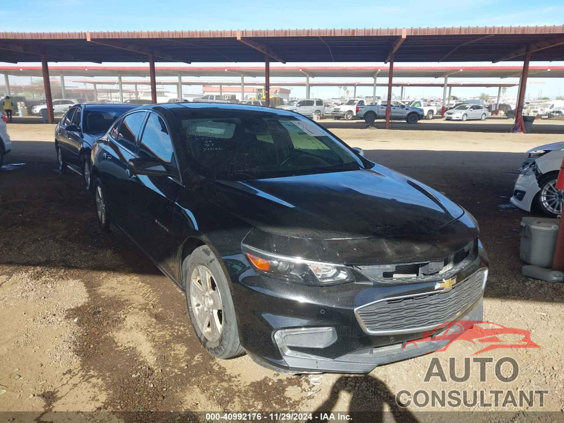 CHEVROLET MALIBU 2018 - 1G1ZE5SX5JF222184