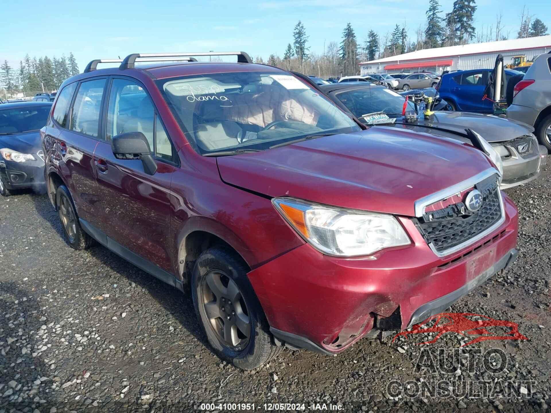 SUBARU FORESTER 2015 - JF2SJAAC8FG577316