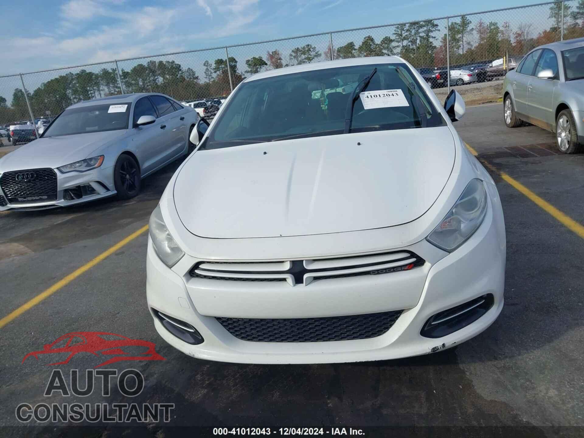 DODGE DART 2013 - 1C3CDFBA4DD149038