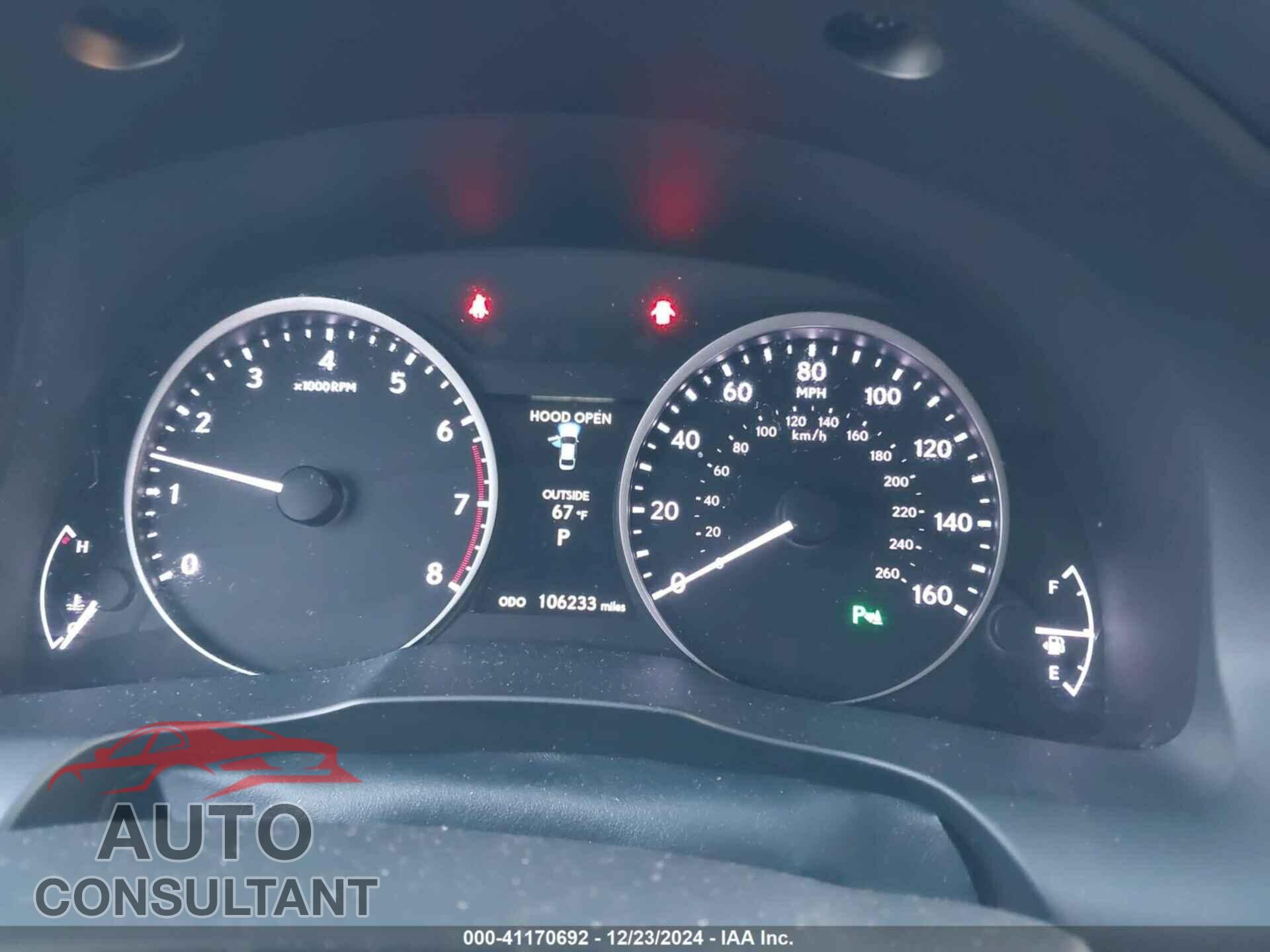 LEXUS ES 2013 - JTHBK1GG6D2000251