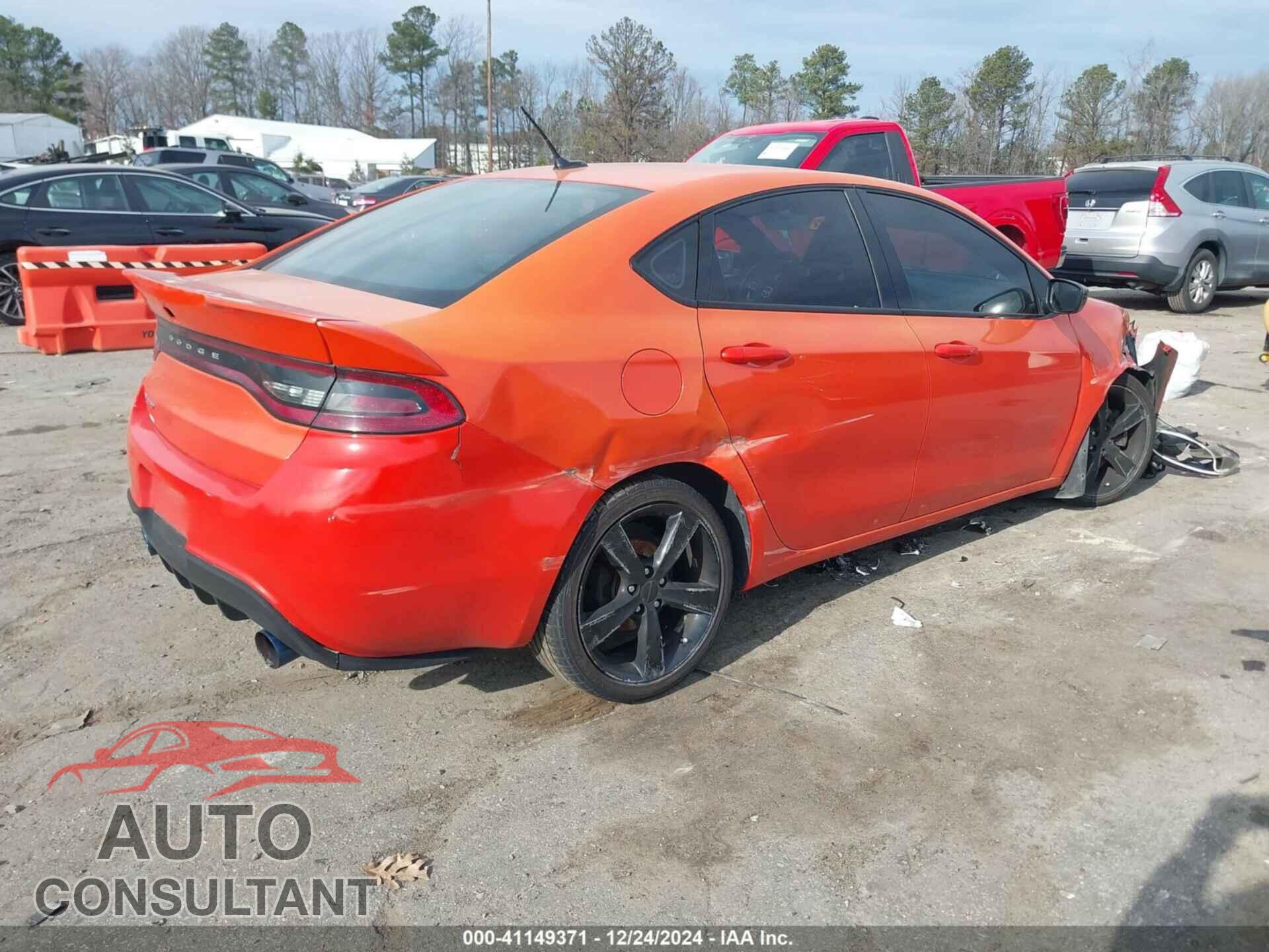 DODGE DART 2015 - 1C3CDFBBXFD404531