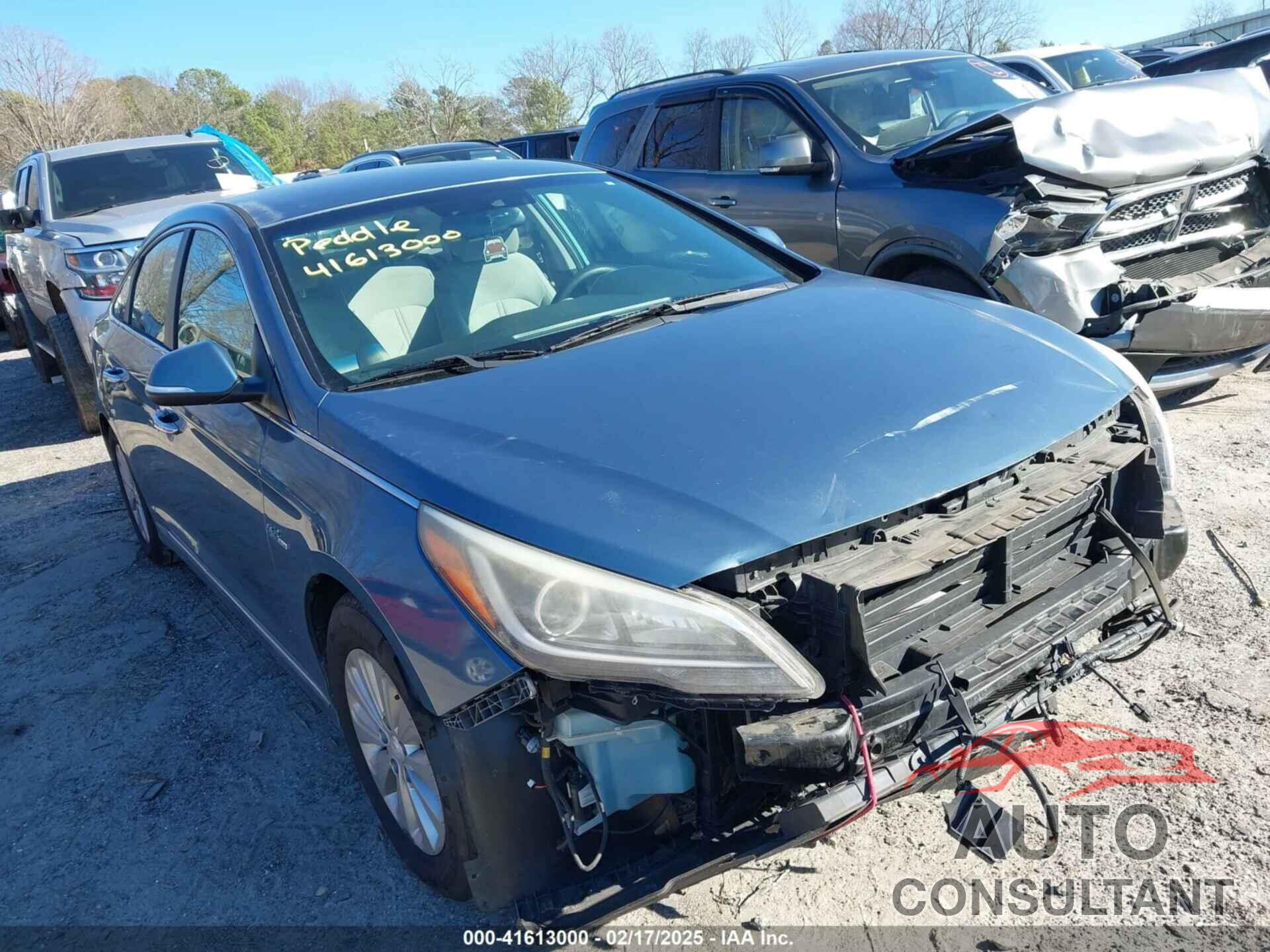 HYUNDAI SONATA HYBRID 2016 - KMHE24L10GA038078