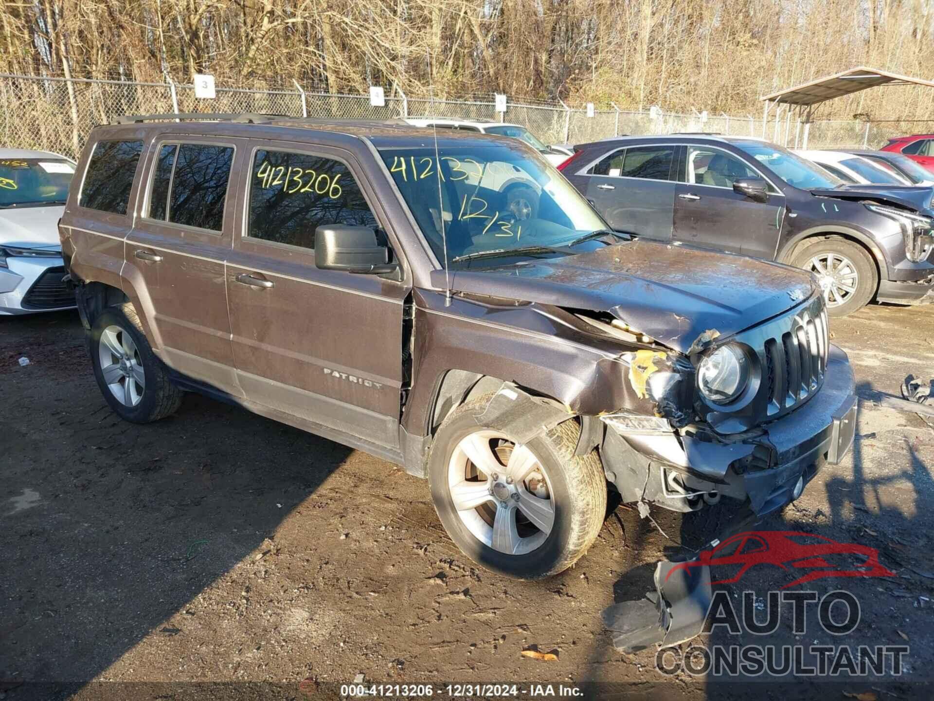 JEEP PATRIOT 2017 - 1C4NJRFB0HD180133