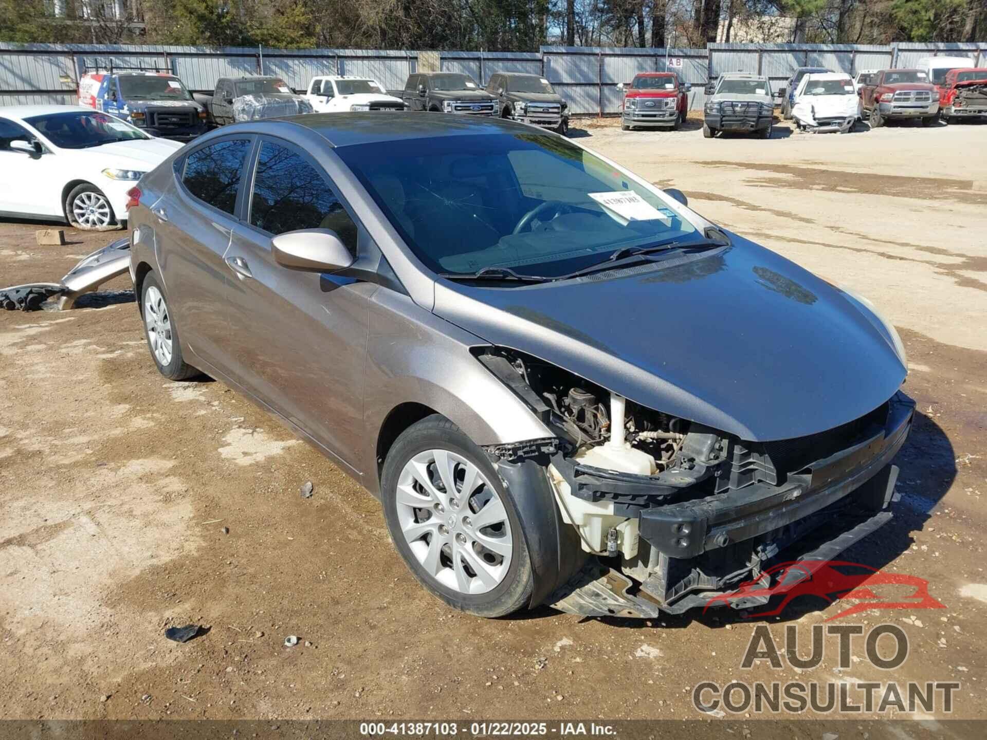 HYUNDAI ELANTRA 2012 - 5NPDH4AE3CH091803