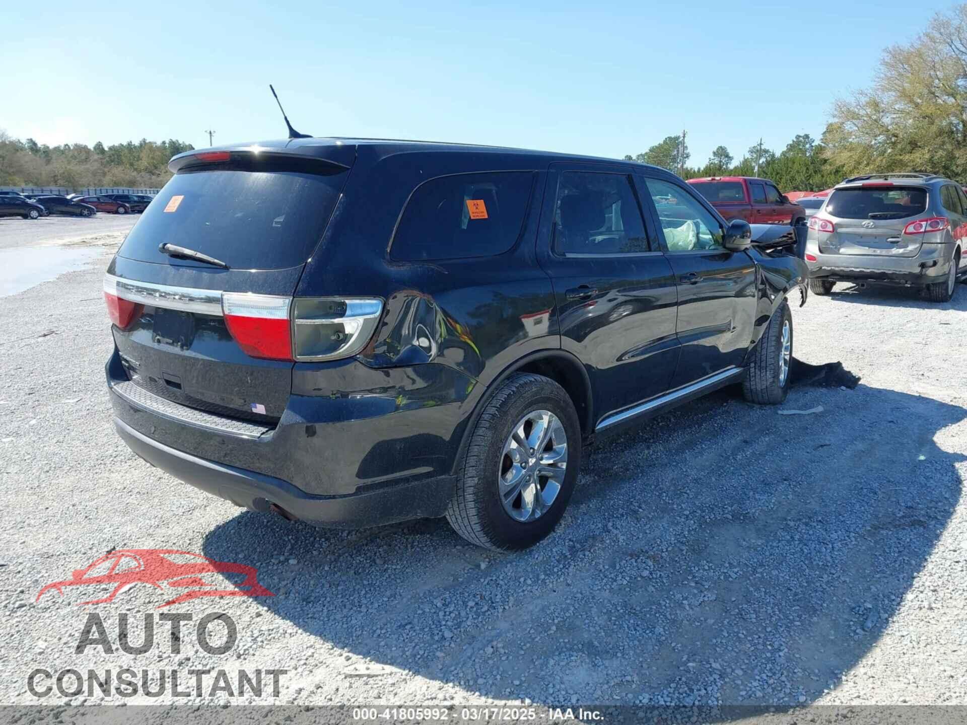 DODGE DURANGO 2013 - 1C4RDJAG2DC617983