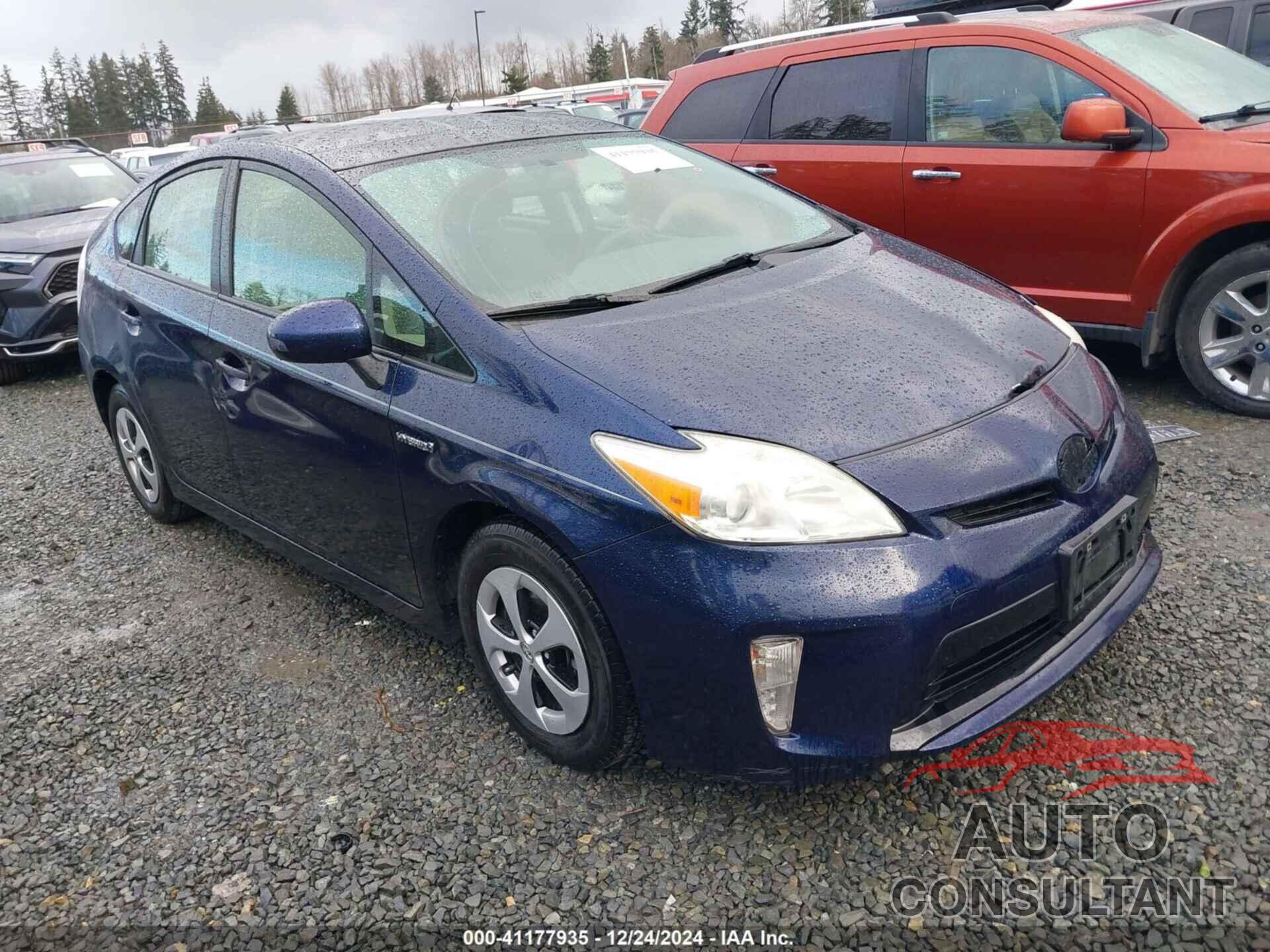 TOYOTA PRIUS 2013 - JTDKN3DU9D1667920