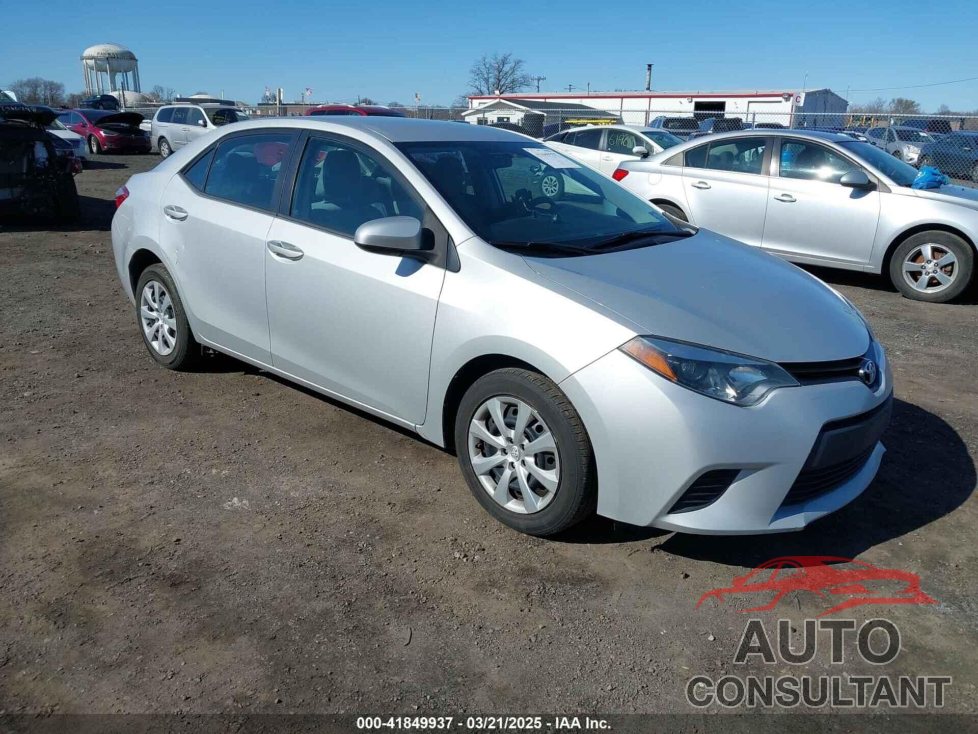 TOYOTA COROLLA 2014 - 2T1BURHE8EC198860