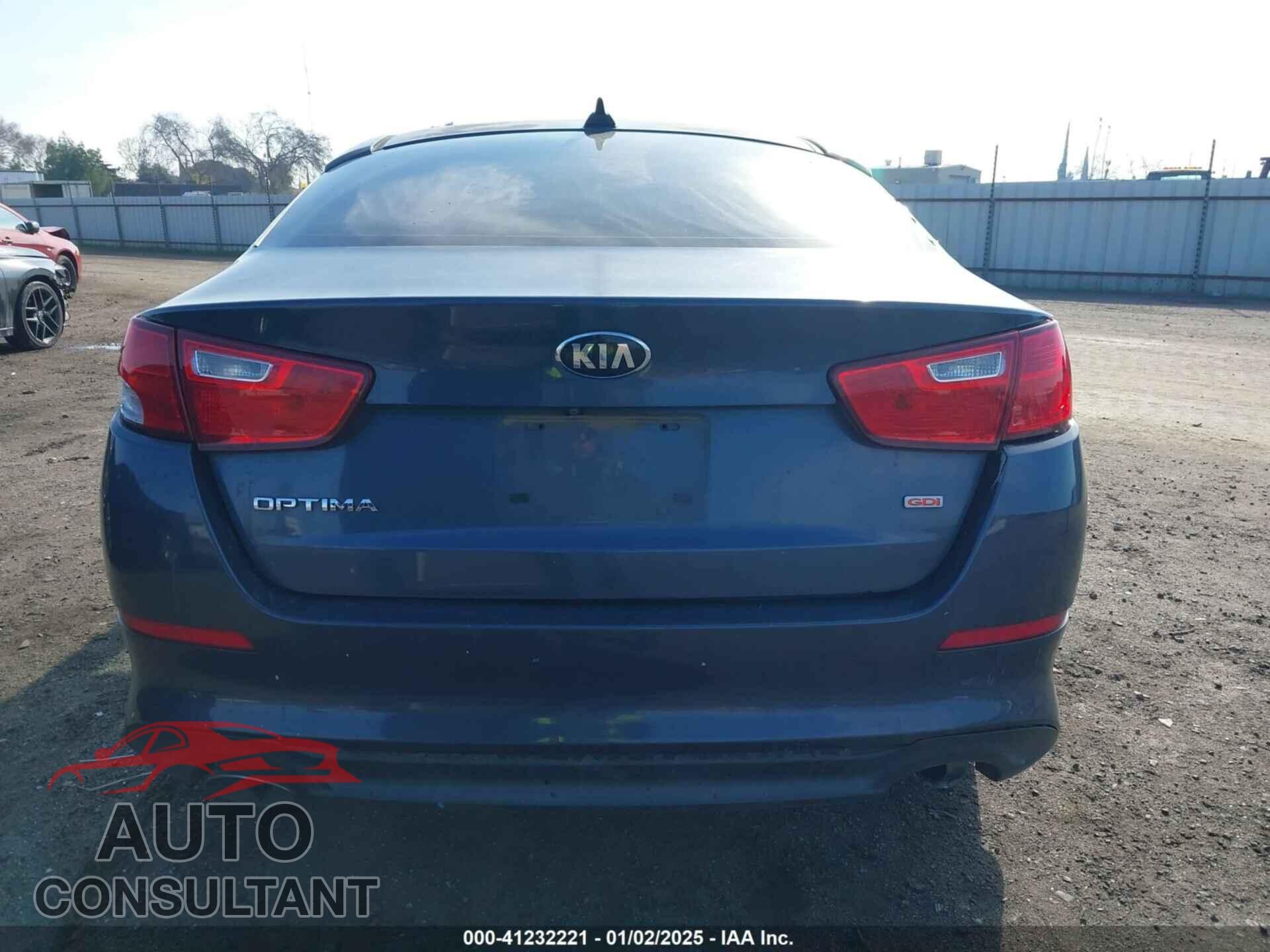 KIA OPTIMA 2015 - KNAGM4A71F5546692