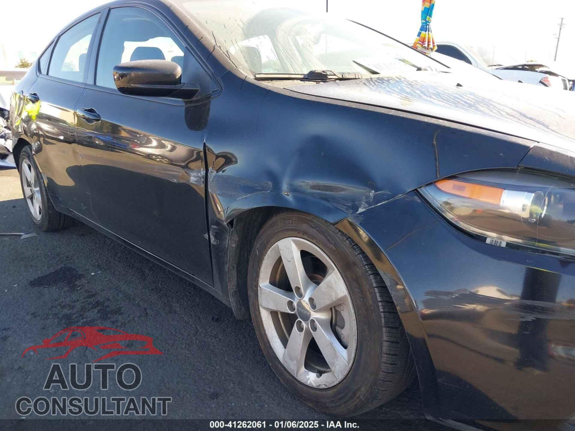 DODGE DART 2015 - 1C3CDFBBXFD306518
