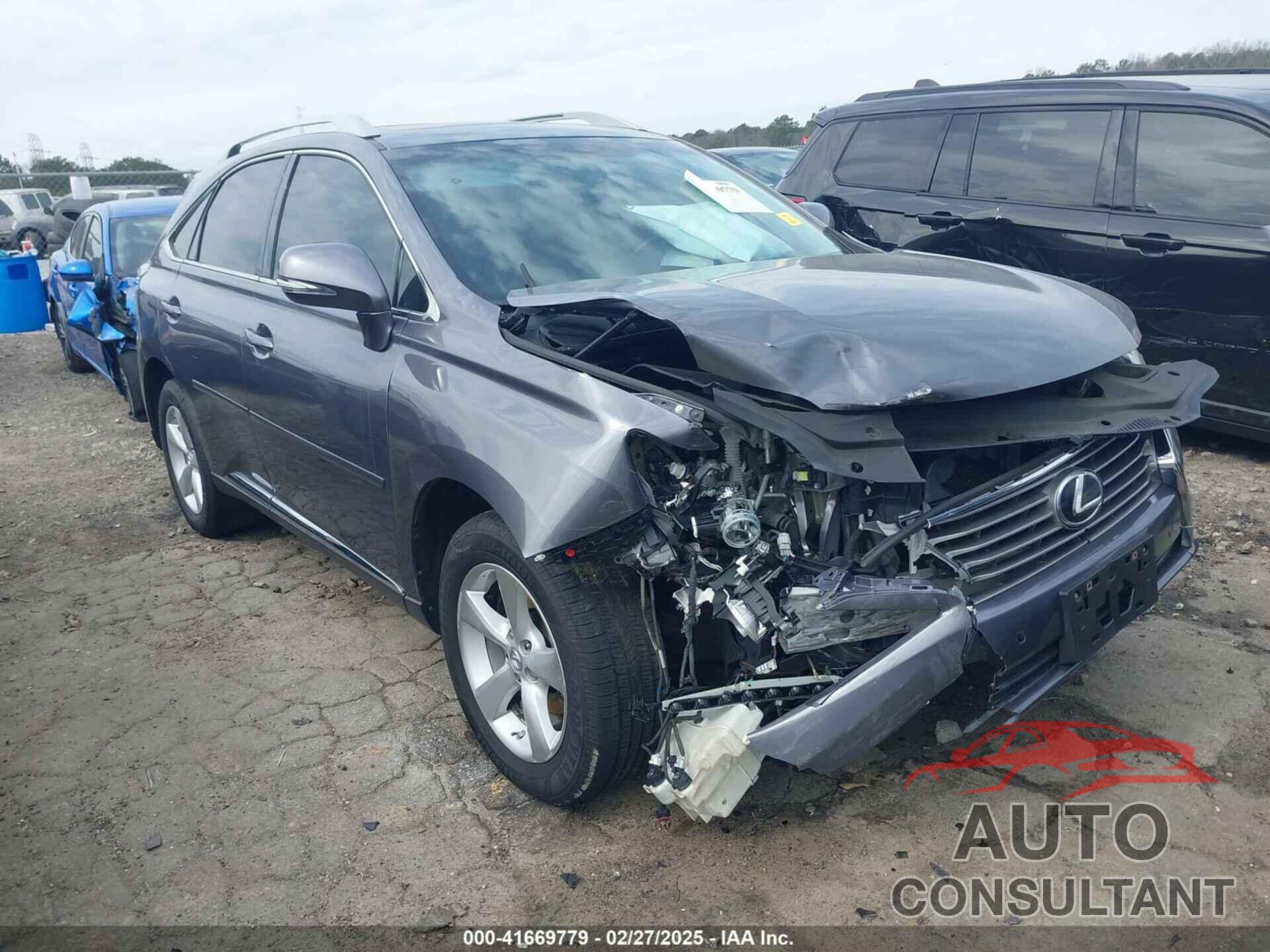 LEXUS RX 350 2013 - 2T2BK1BA0DC158182