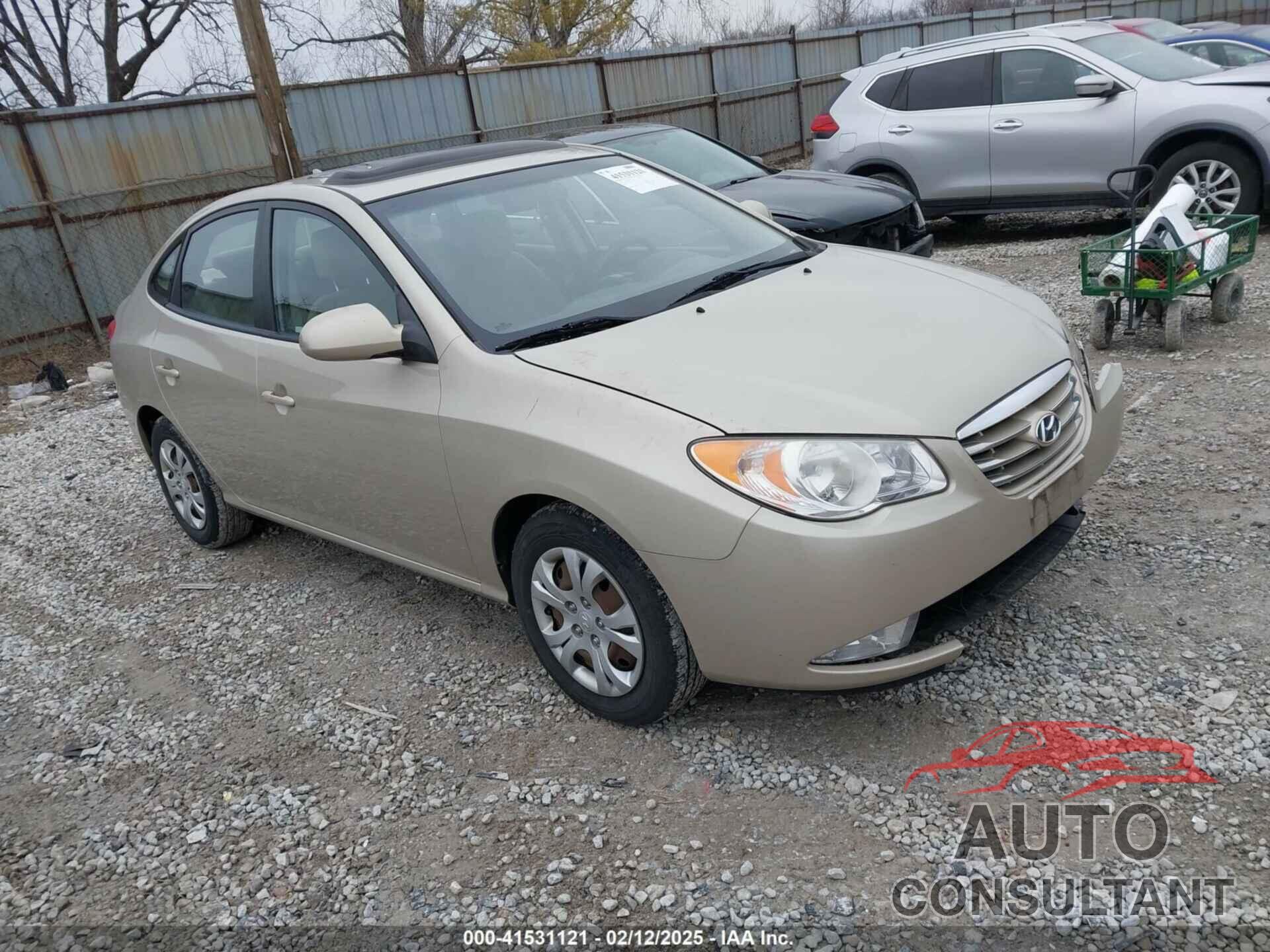 HYUNDAI ELANTRA 2010 - KMHDU4AD0AU130980