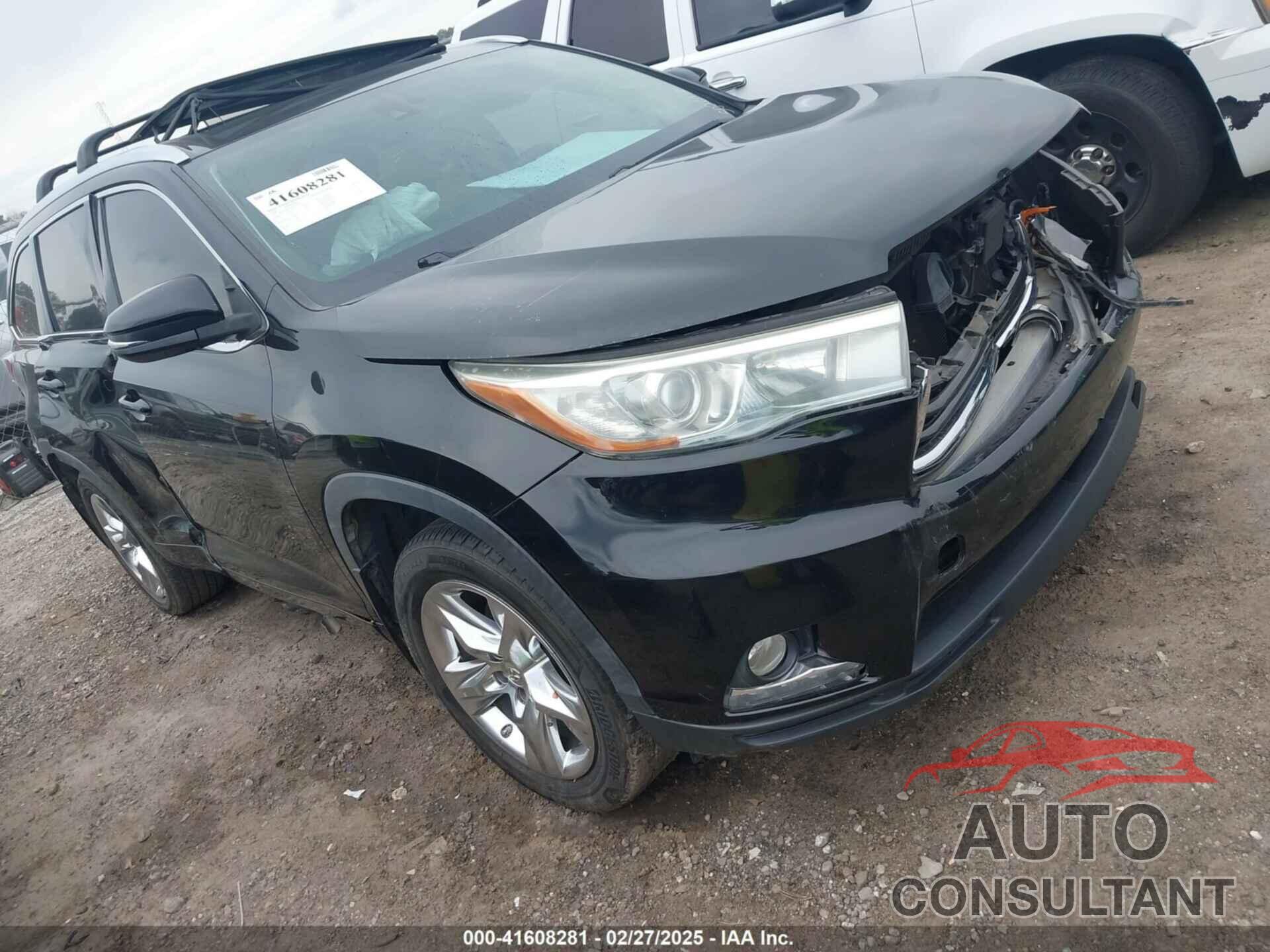 TOYOTA HIGHLANDER 2014 - 5TDYKRFH7ES026100