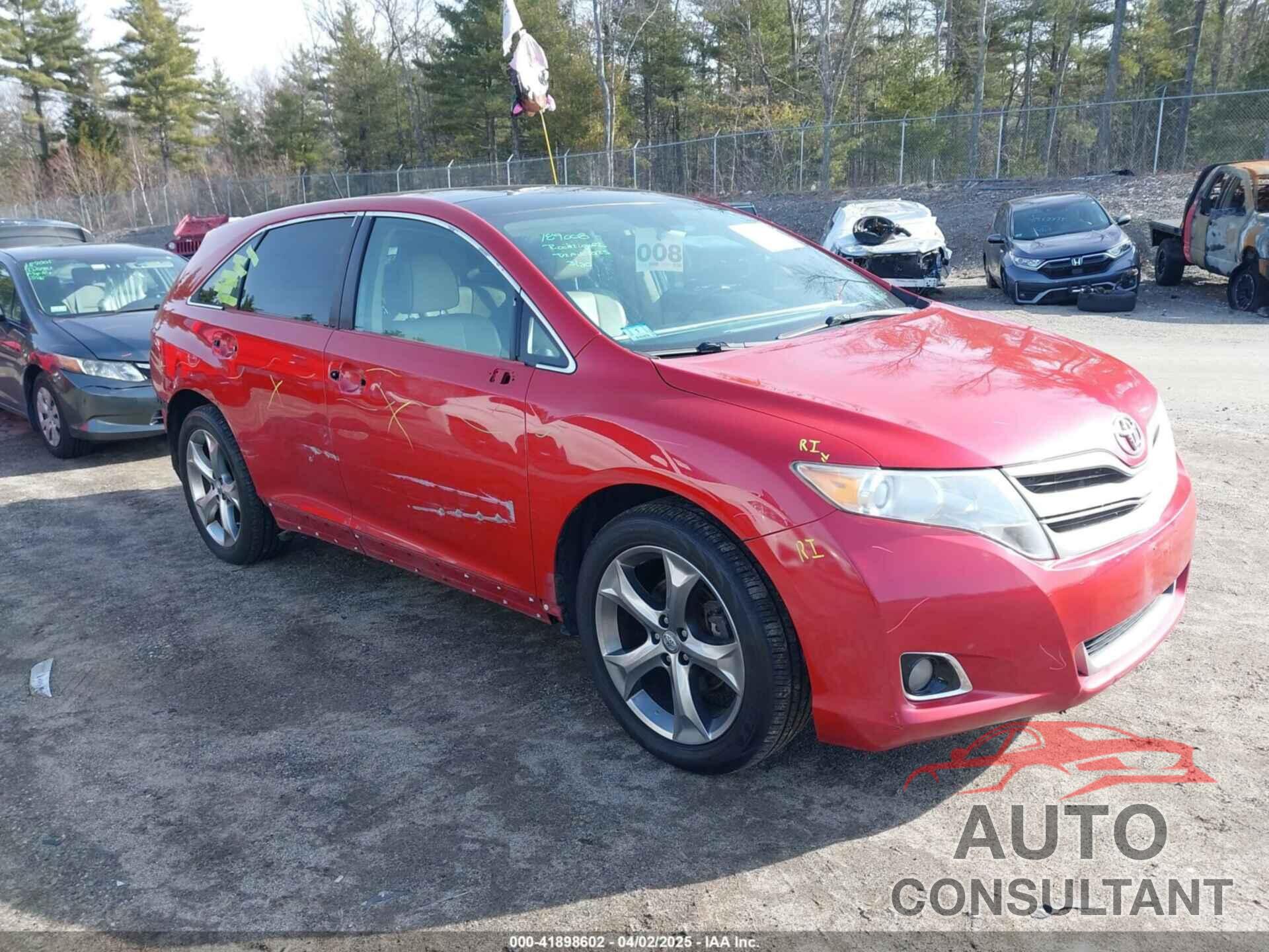 TOYOTA VENZA 2013 - 4T3BK3BB3DU075327