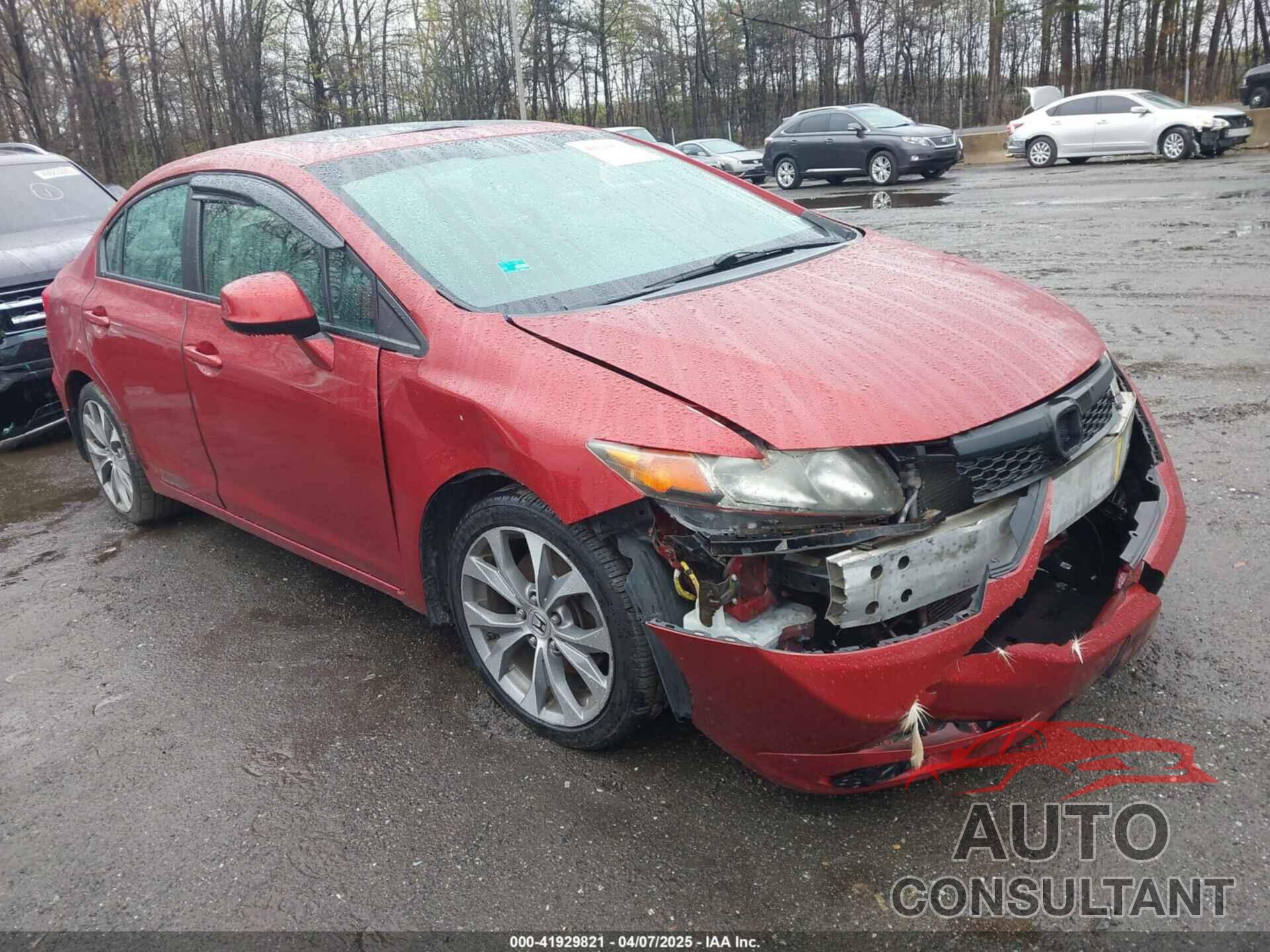 HONDA CIVIC 2012 - 2HGFB6E5XCH704901