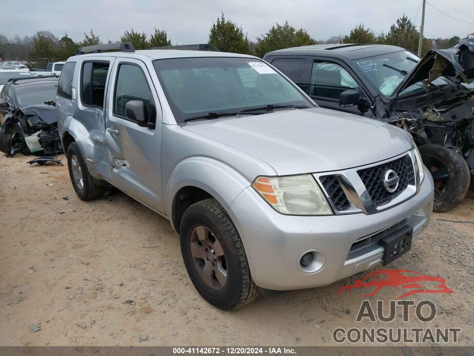 NISSAN PATHFINDER 2009 - 5N1AR18BX9C601946
