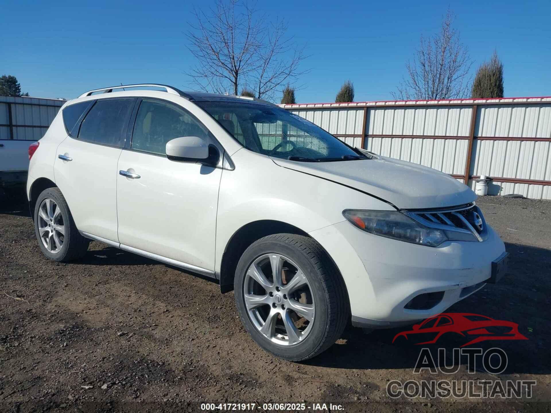 NISSAN MURANO 2014 - JN8AZ1MW9EW500858