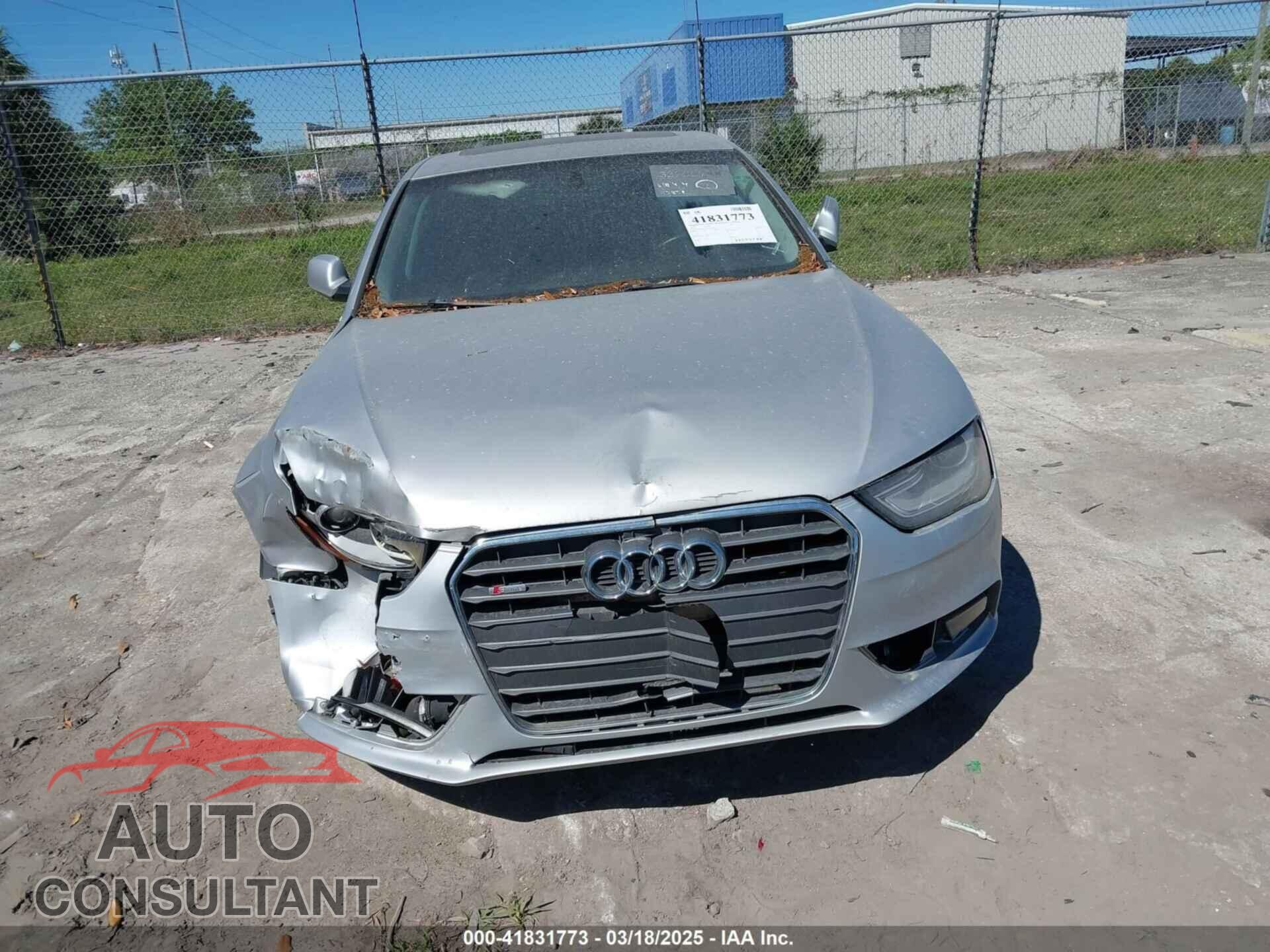 AUDI A4 2013 - WAUAFAFL7DN032380