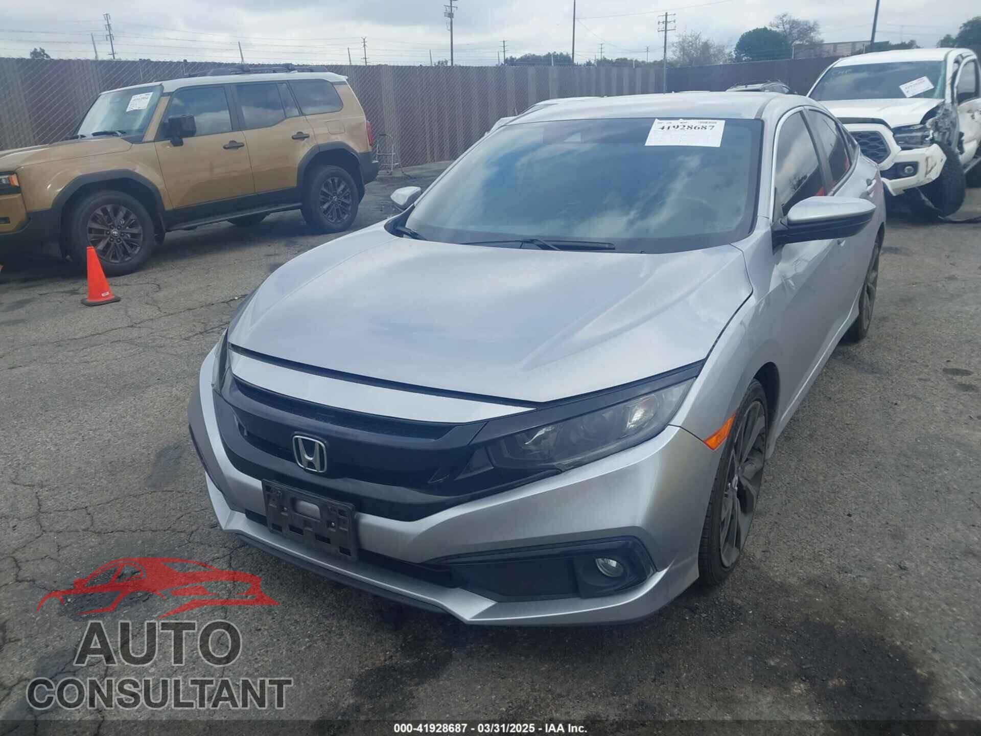 HONDA CIVIC 2020 - 19XFC2F82LE208449