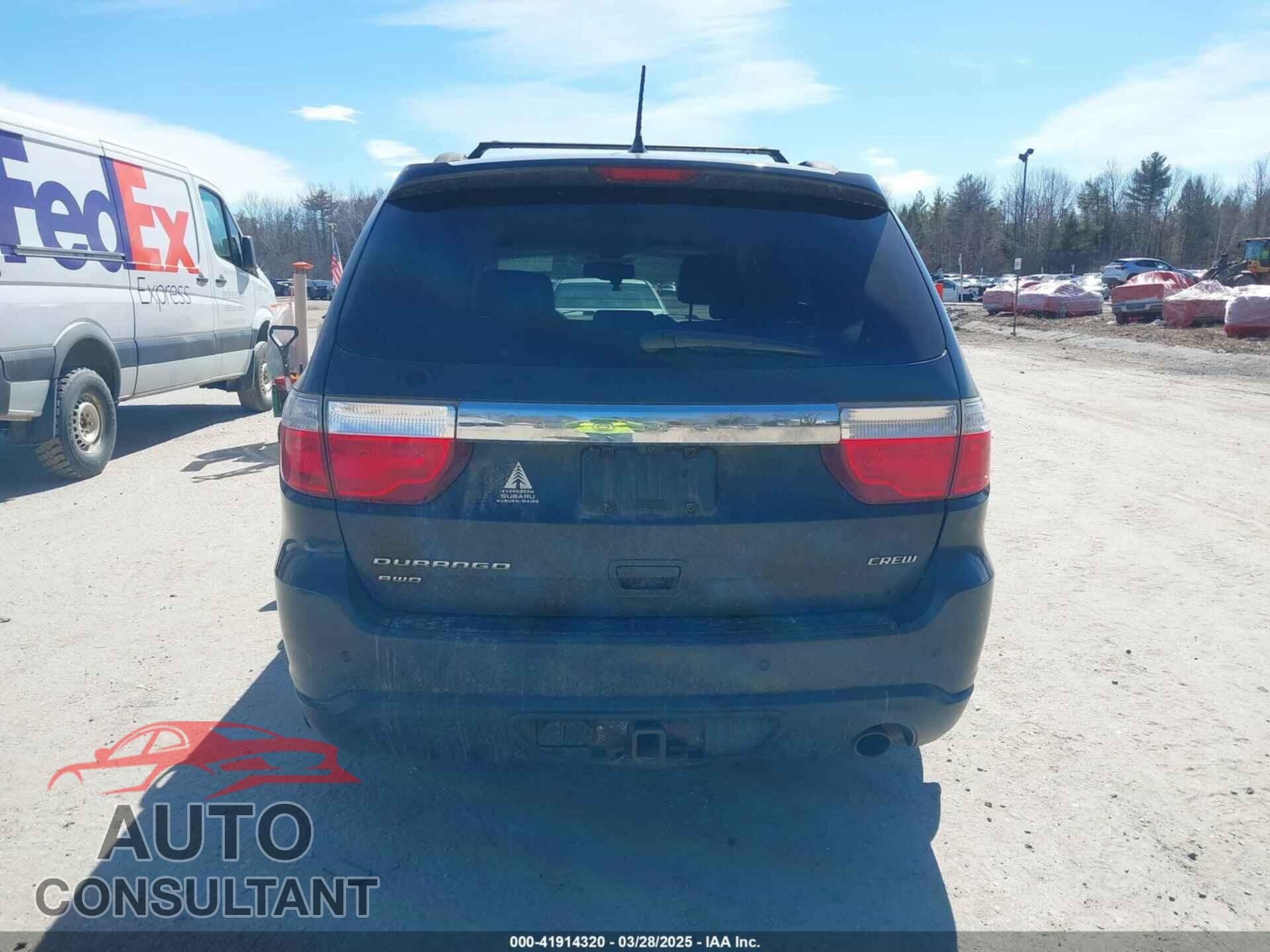 DODGE DURANGO 2011 - 1D4RE4GG3BC674828
