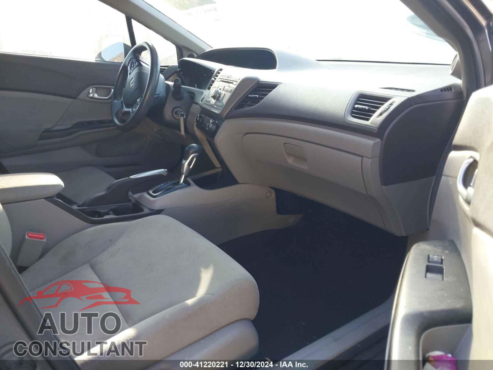 HONDA CIVIC 2012 - 19XFB2F87CE334373