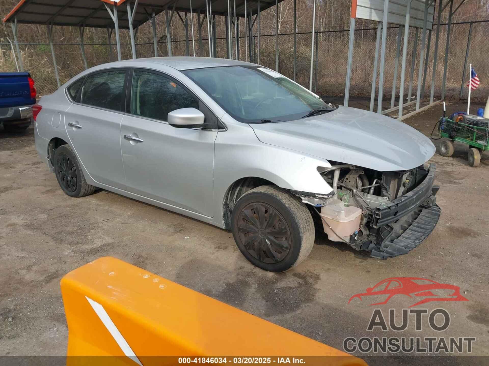 NISSAN SENTRA 2018 - 3N1AB7APXJY347025