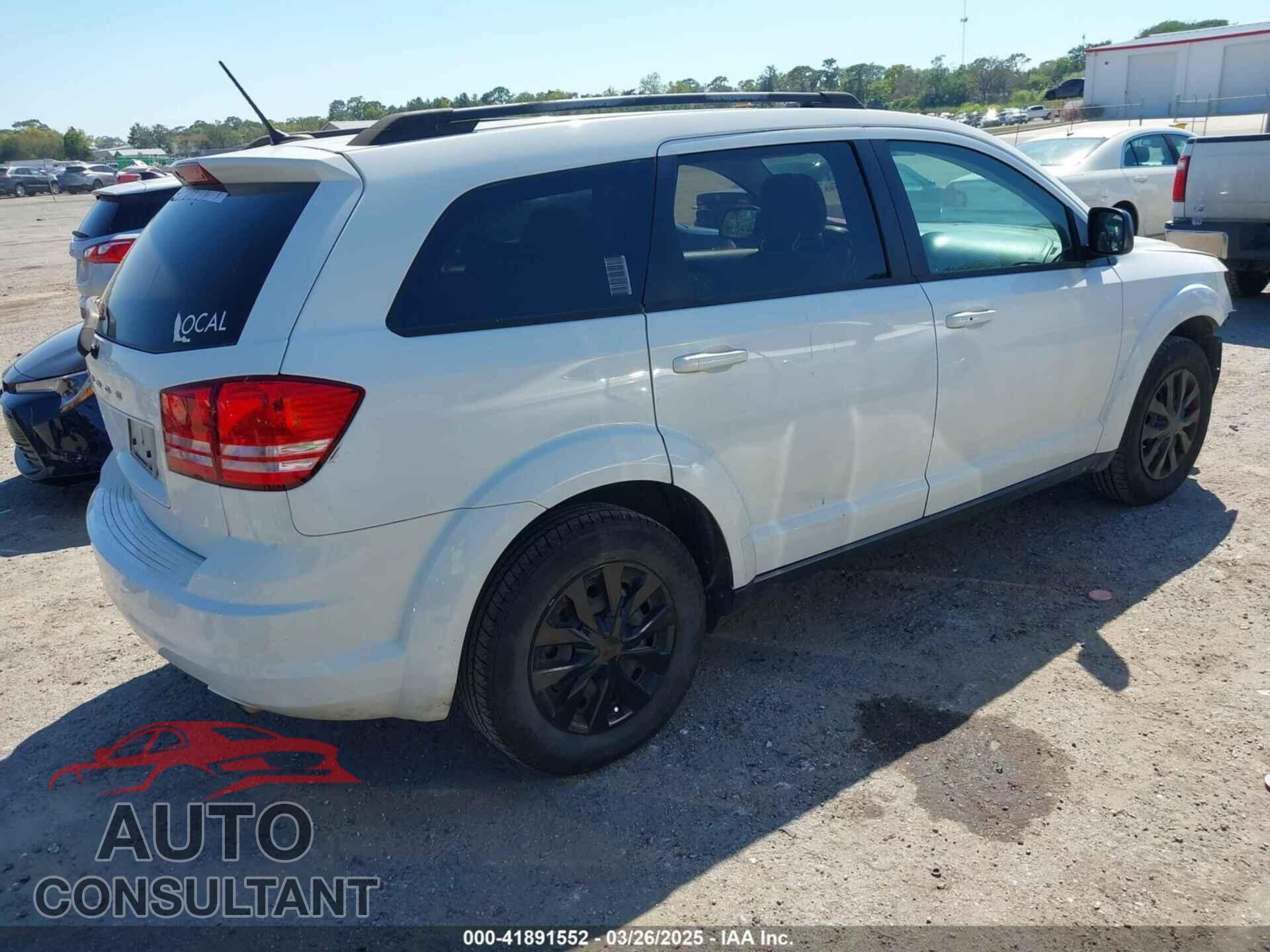 DODGE JOURNEY 2017 - 3C4PDCAB5HT569154