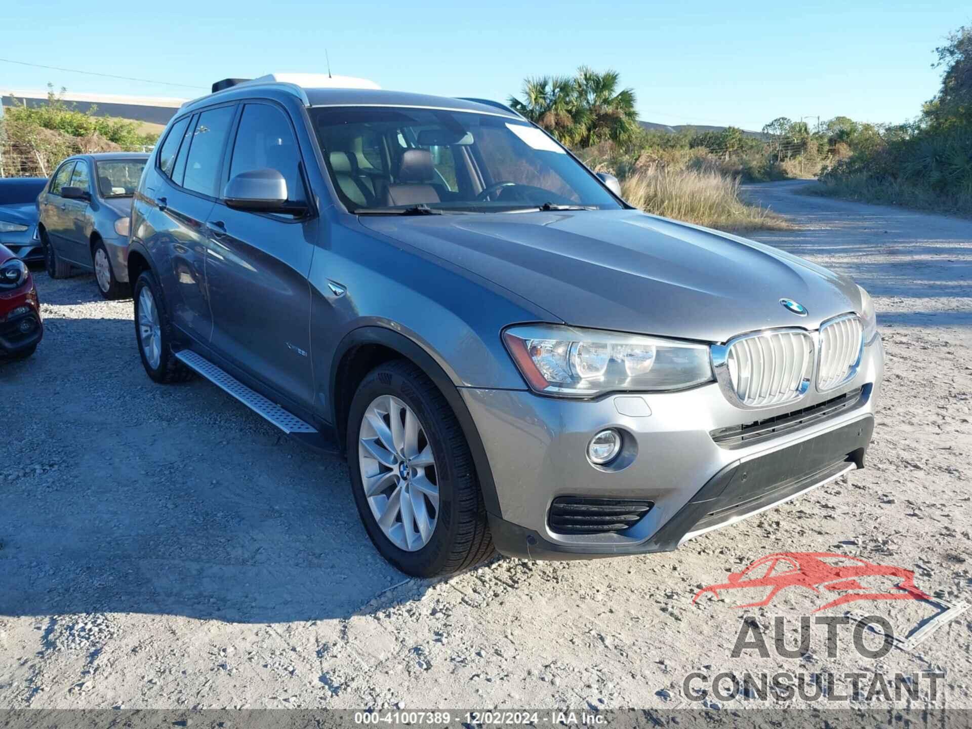 BMW X3 2015 - 5UXWX9C53F0D57376