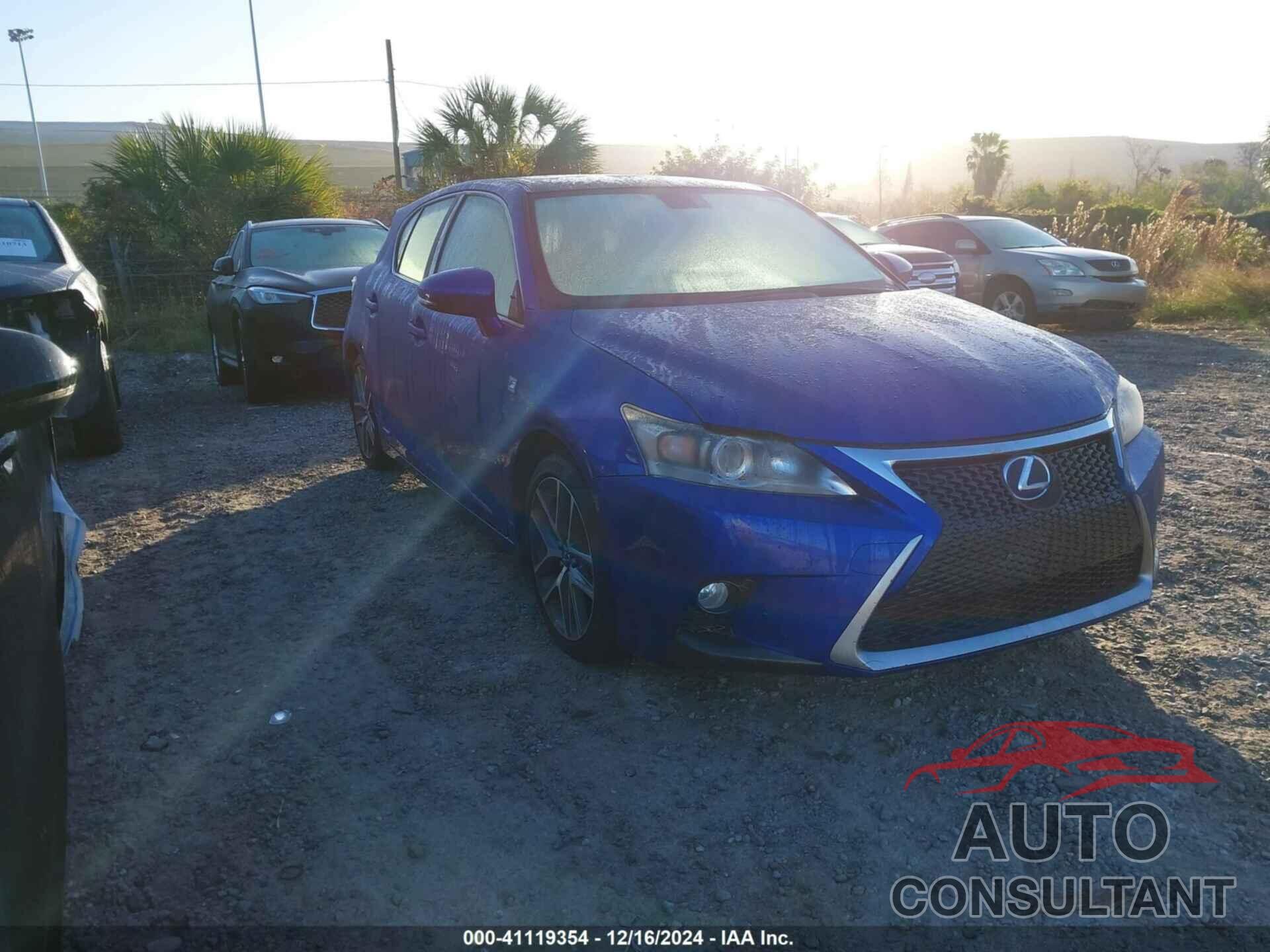 LEXUS CT 200H 2015 - JTHKD5BH2F2236514