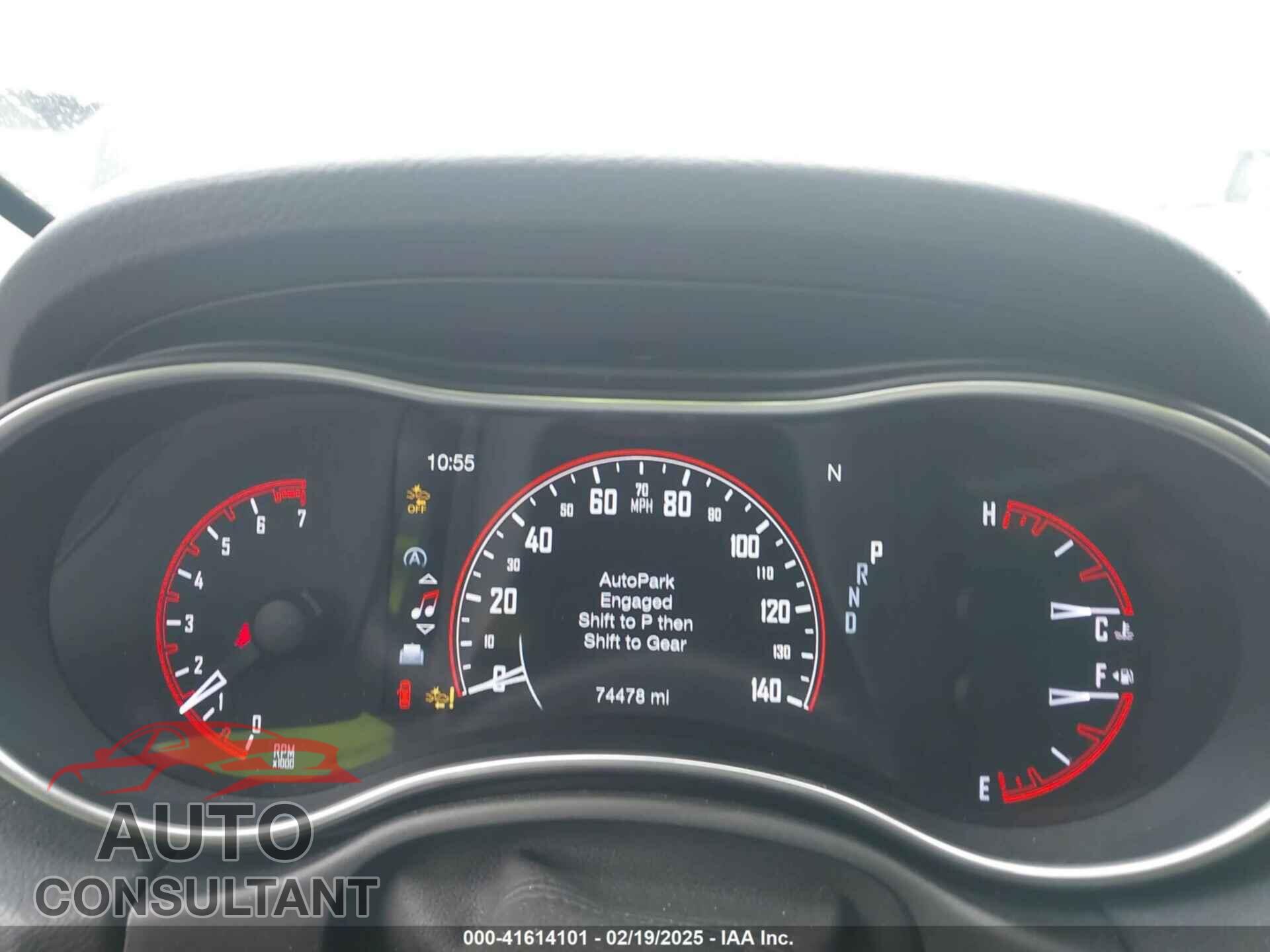 DODGE DURANGO 2019 - 1C4RDHEG2KC582281