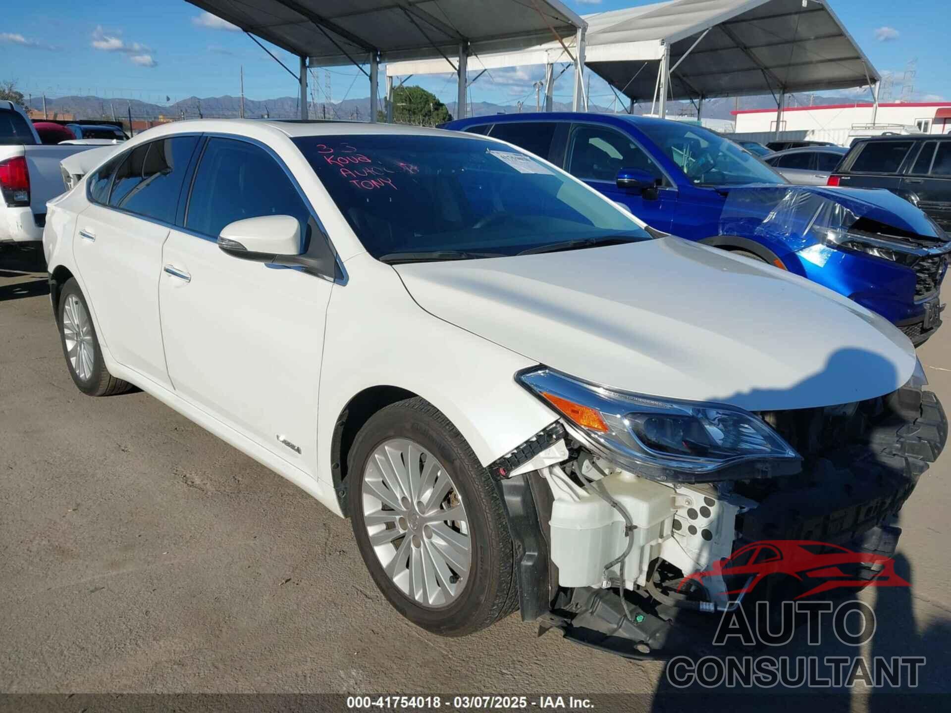 TOYOTA AVALON HYBRID 2013 - 4T1BD1EB9DU003938