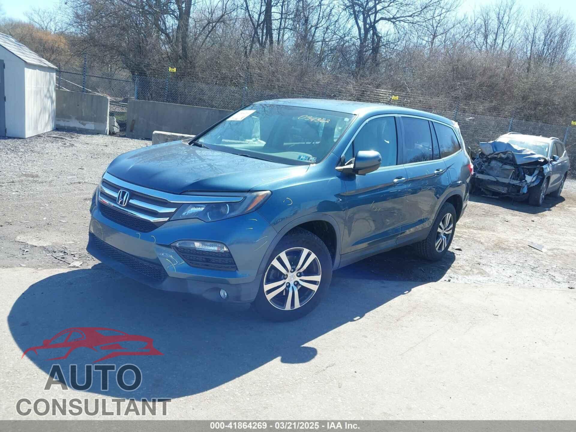 HONDA PILOT 2017 - 5FNYF6H34HB034362