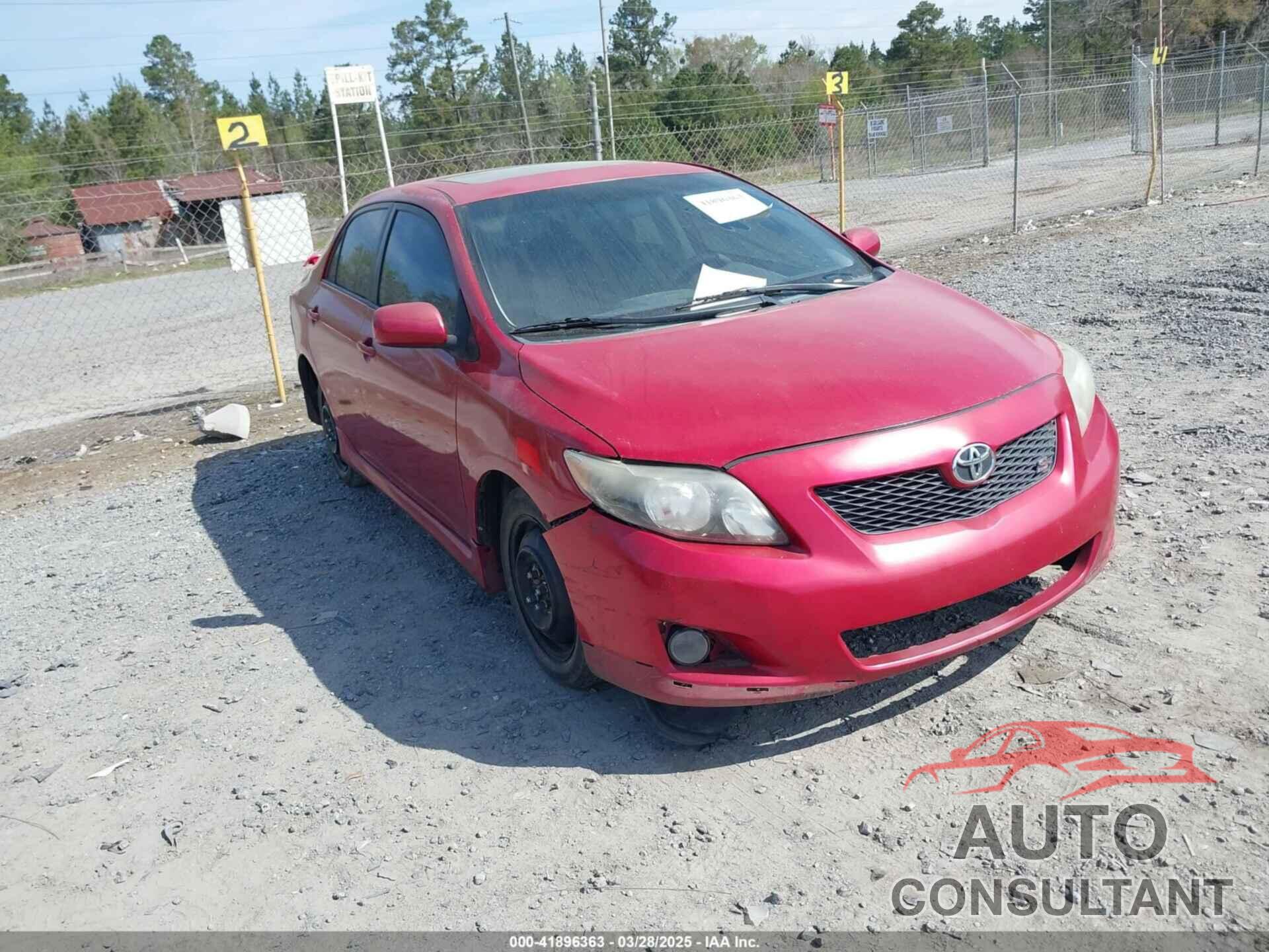 TOYOTA COROLLA 2009 - 1NXBU40E19Z079843