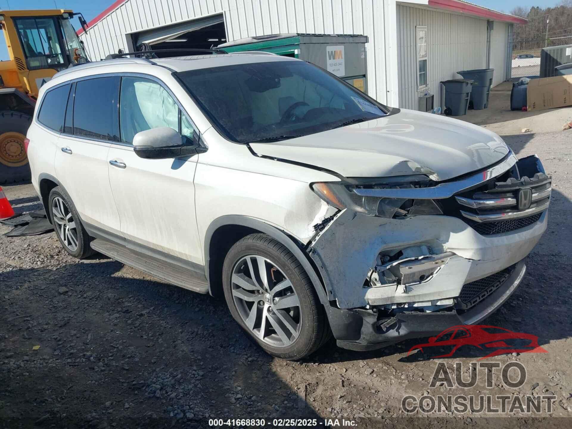 HONDA PILOT 2016 - 5FNYF6H05GB019292