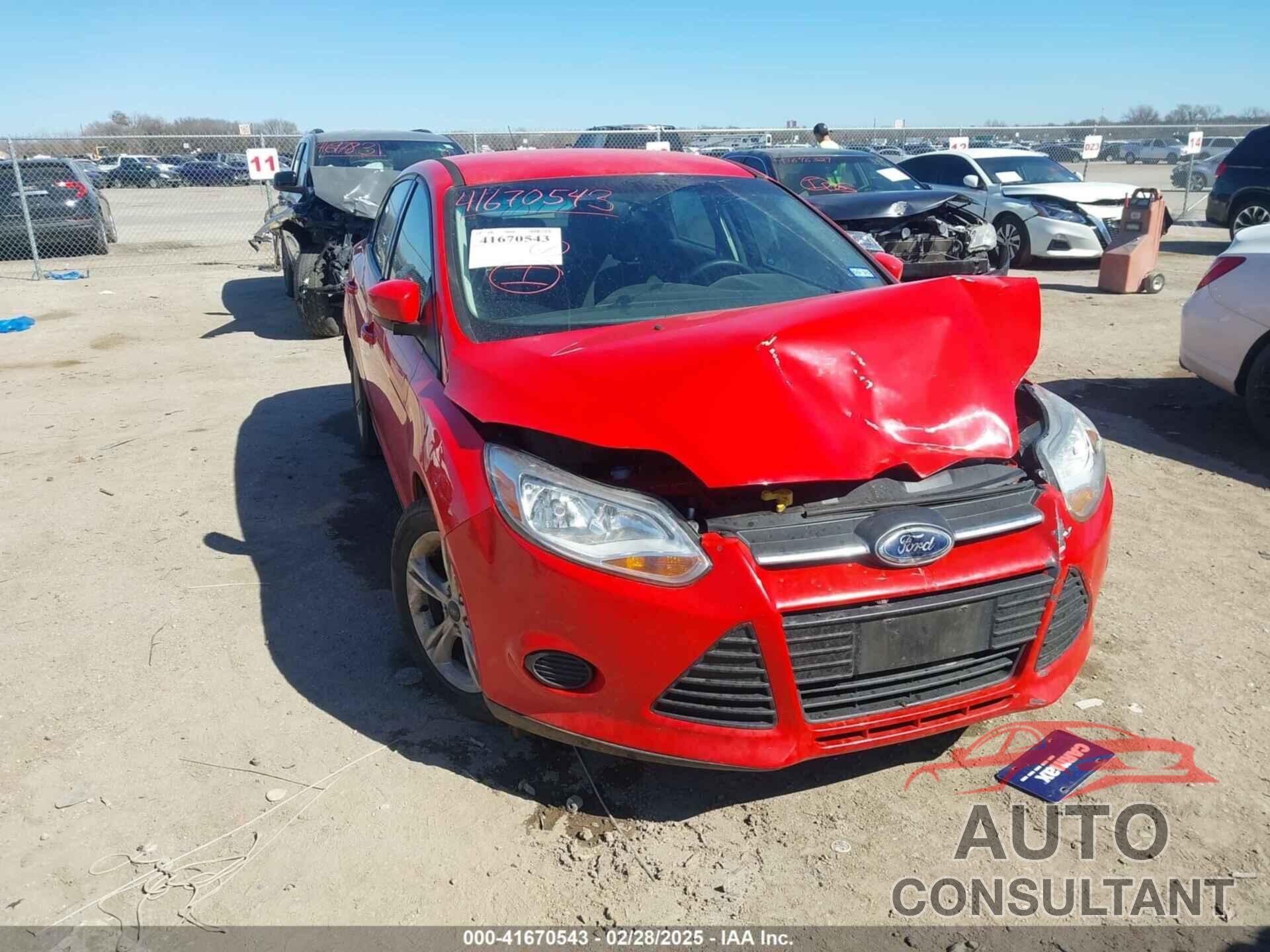 FORD FOCUS 2014 - 1FADP3F24EL168615