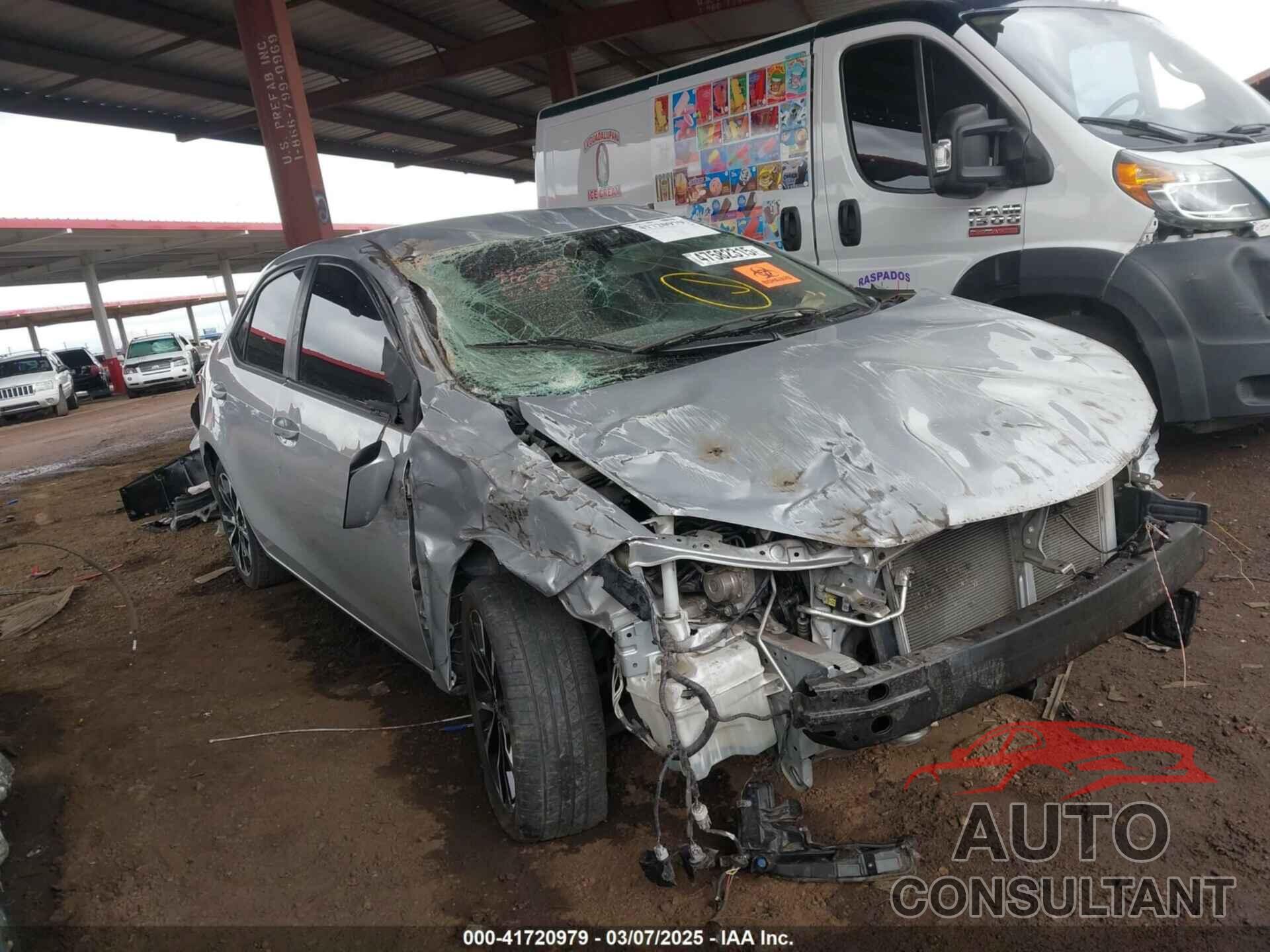 TOYOTA COROLLA 2019 - 2T1BURHE3KC164255