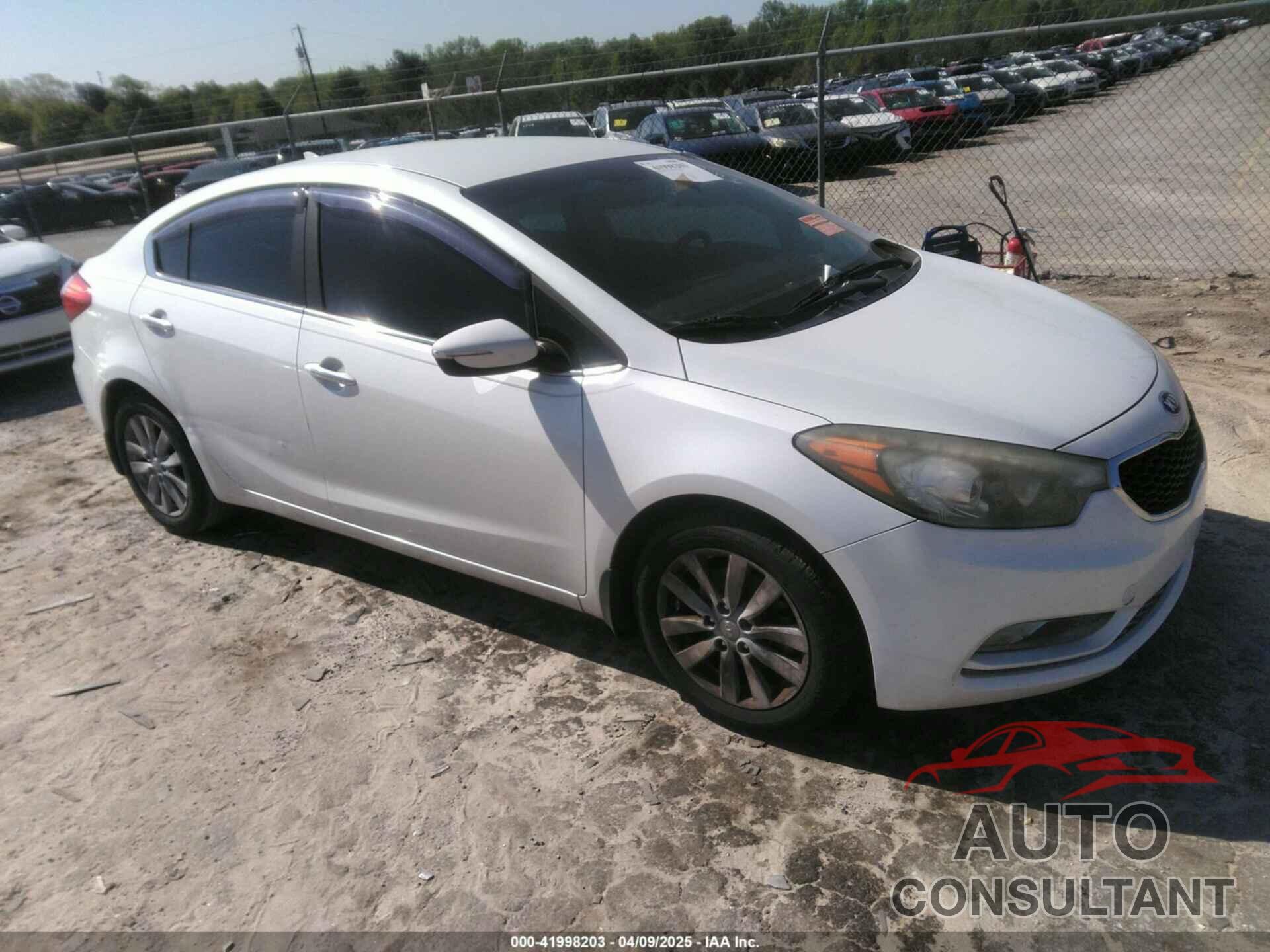 KIA FORTE 2014 - KNAFX4A83E5200718