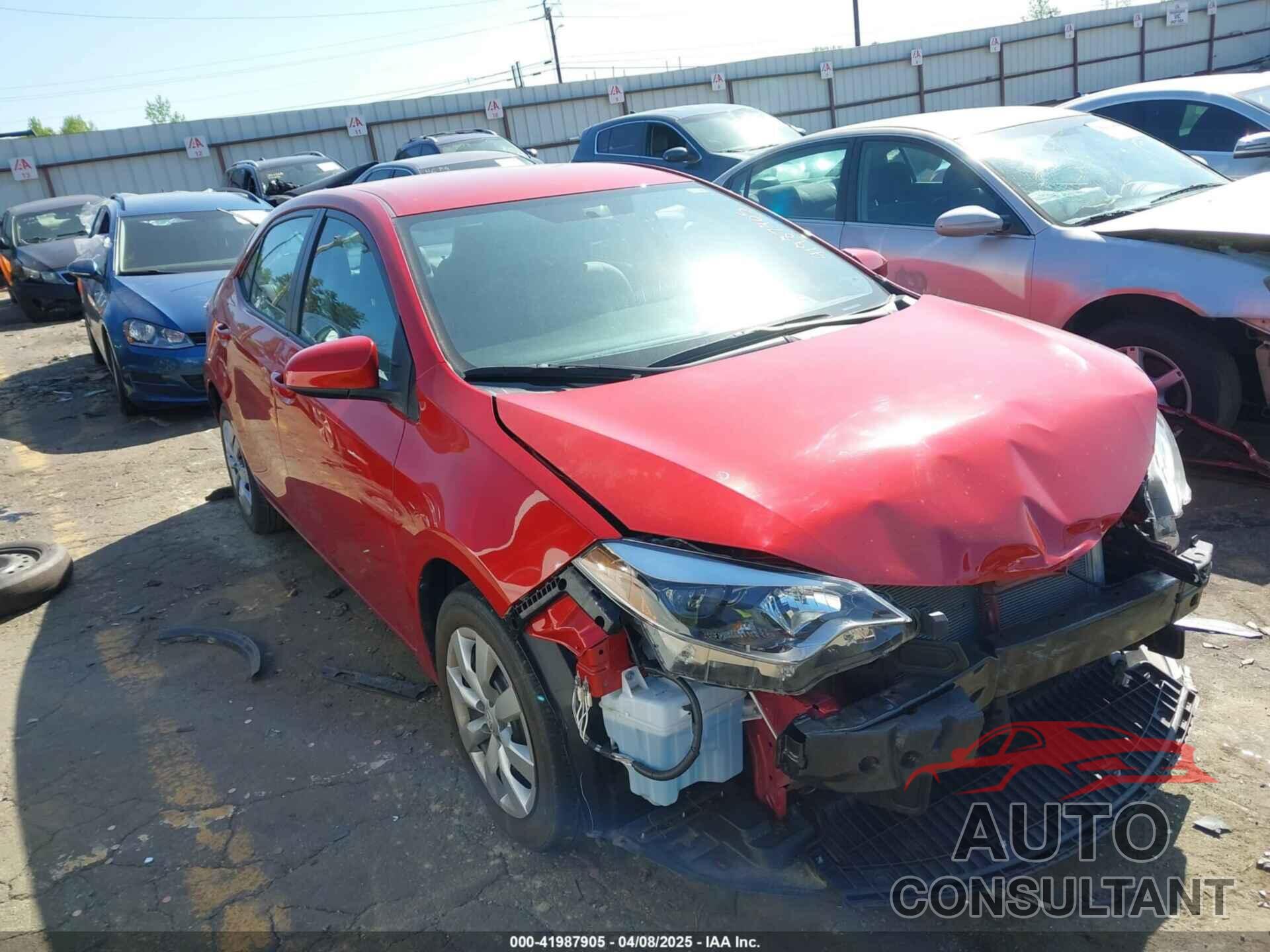 TOYOTA COROLLA 2015 - 2T1BURHE2FC476945