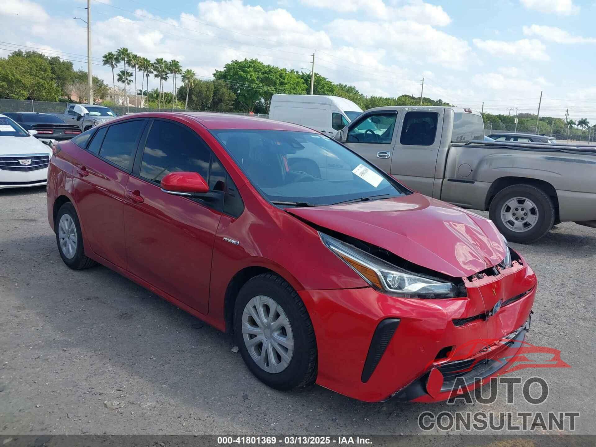 TOYOTA PRIUS 2021 - JTDKAMFU6M3148195