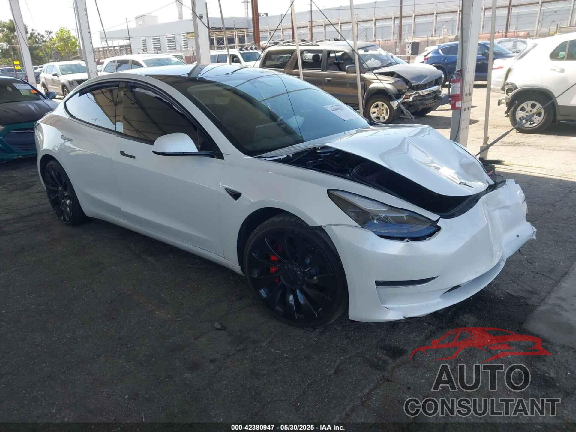 TESLA MODEL 3 2022 - 5YJ3E1EC5NF195612